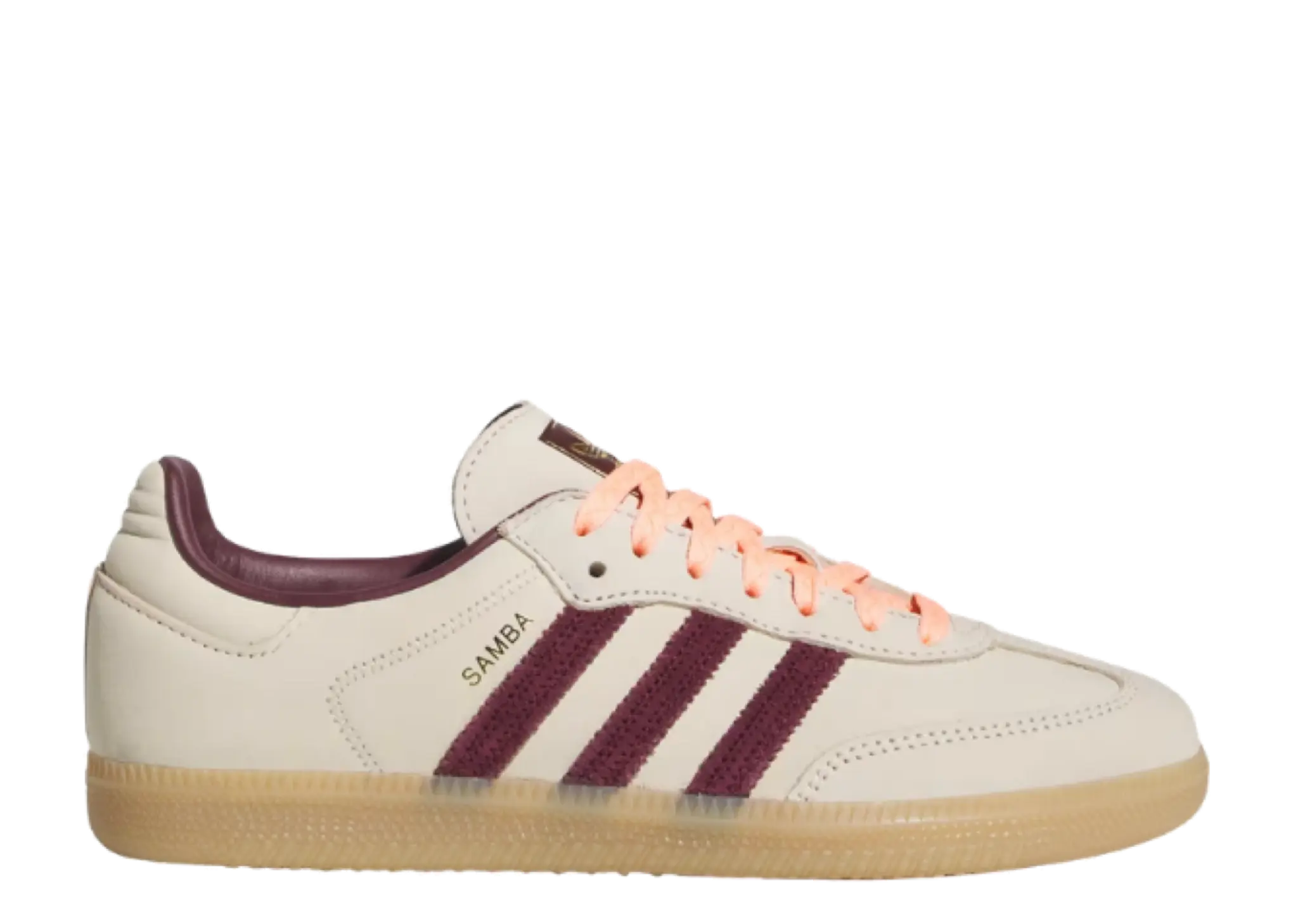 Adidas Samba OG Wonder White Maroon Frozen Turbo (Women's)