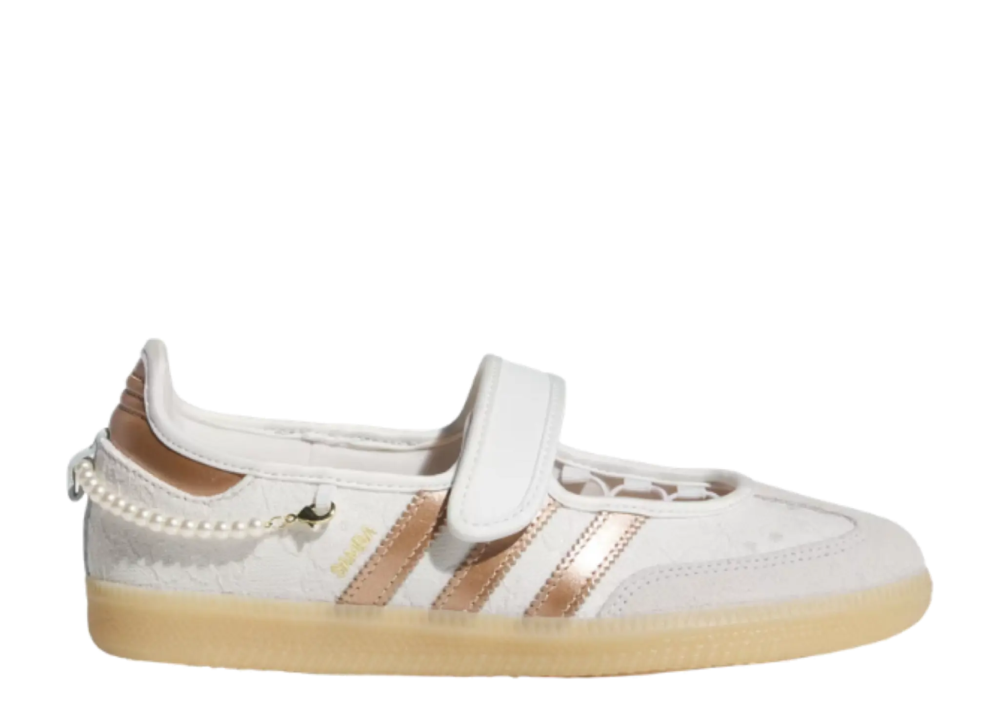 Adidas Samba Jane Crystal White Supplier Colour Acid Orange (Women's)
