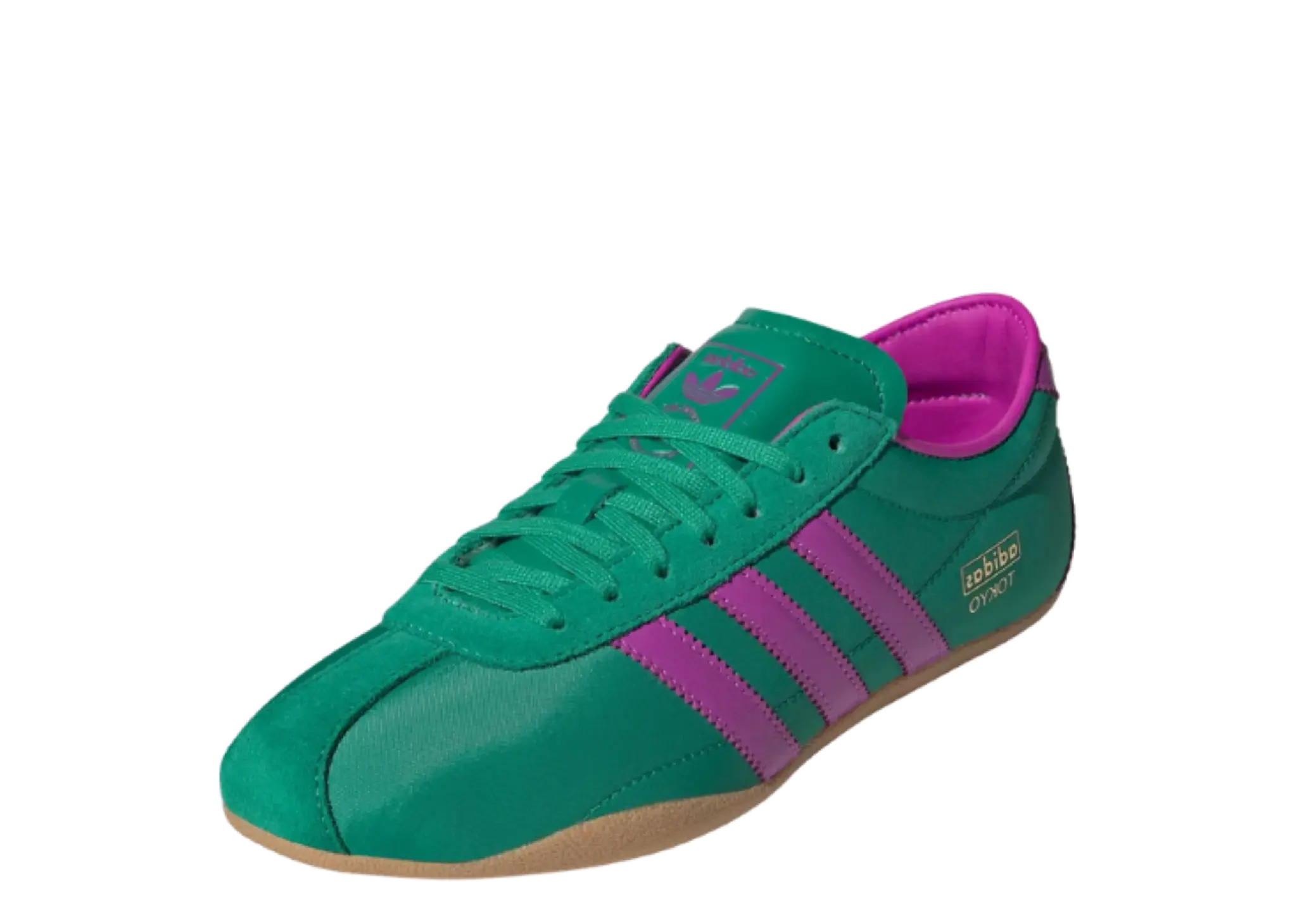 Adidas Tokyo Court Green Purple Burst Gum (Women's) - photo 2