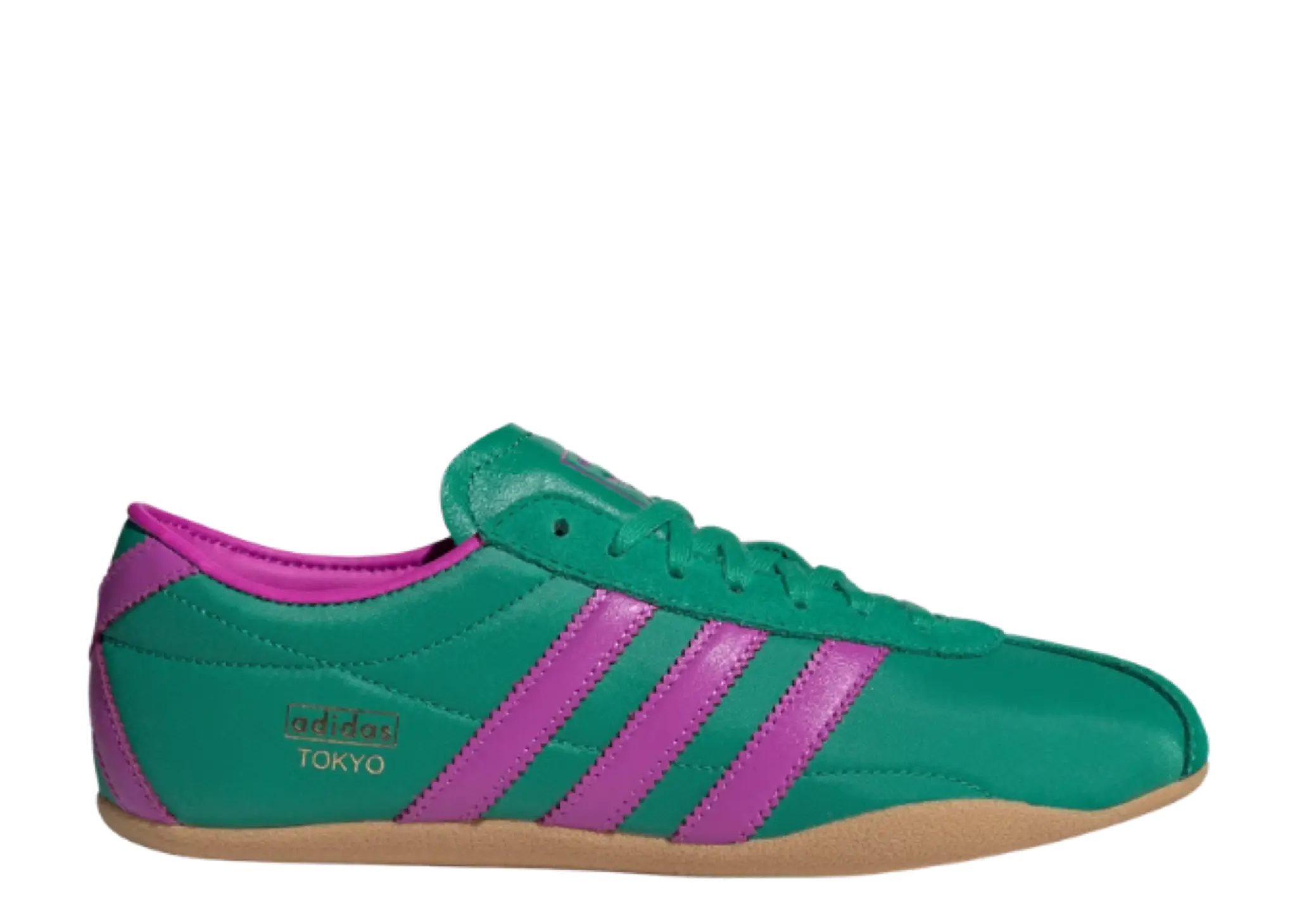 Adidas Tokyo Court Green Purple Burst Gum (Women's)