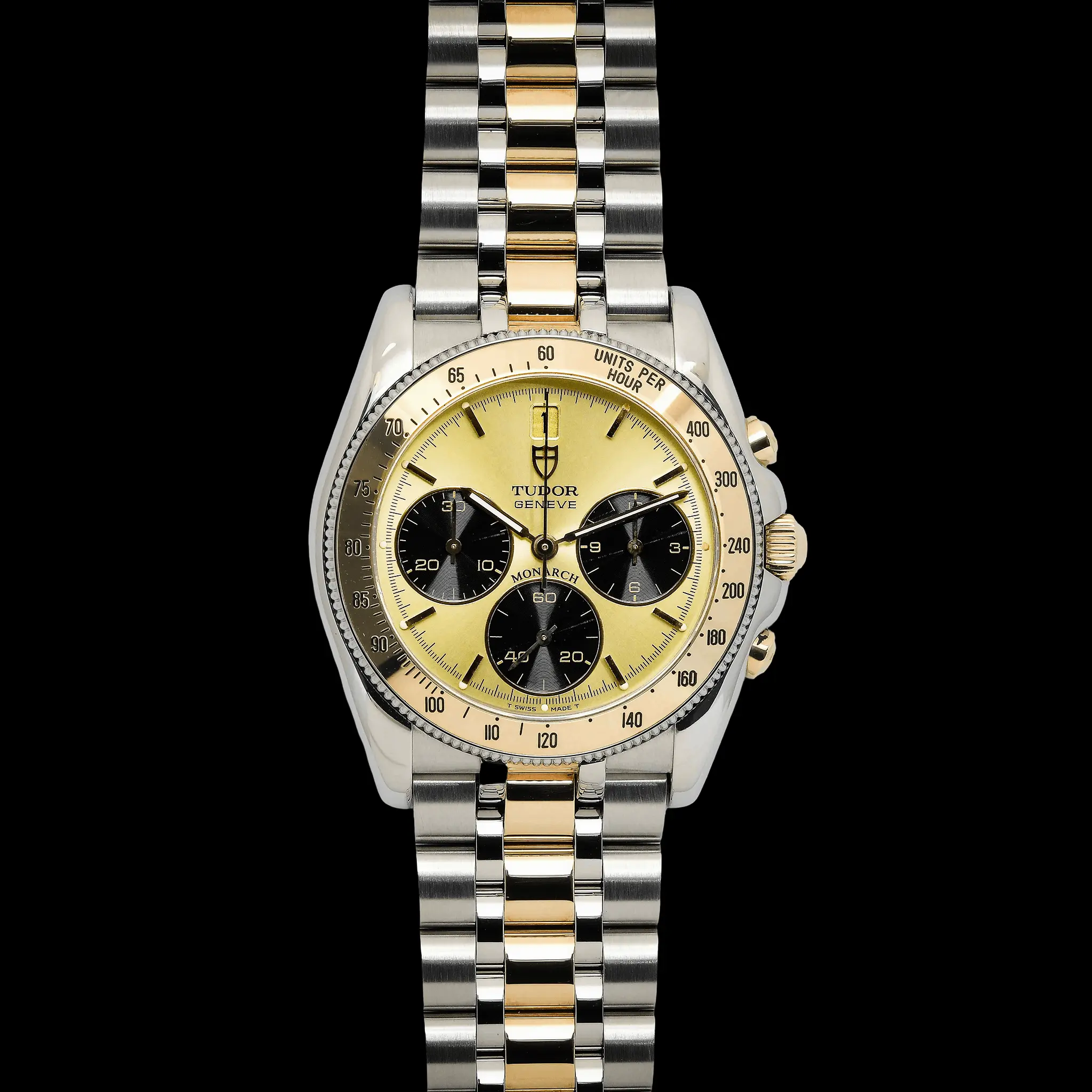 Tudor Monarch Chronograph 18K Two-Tone Ref : 15903 - photo 2