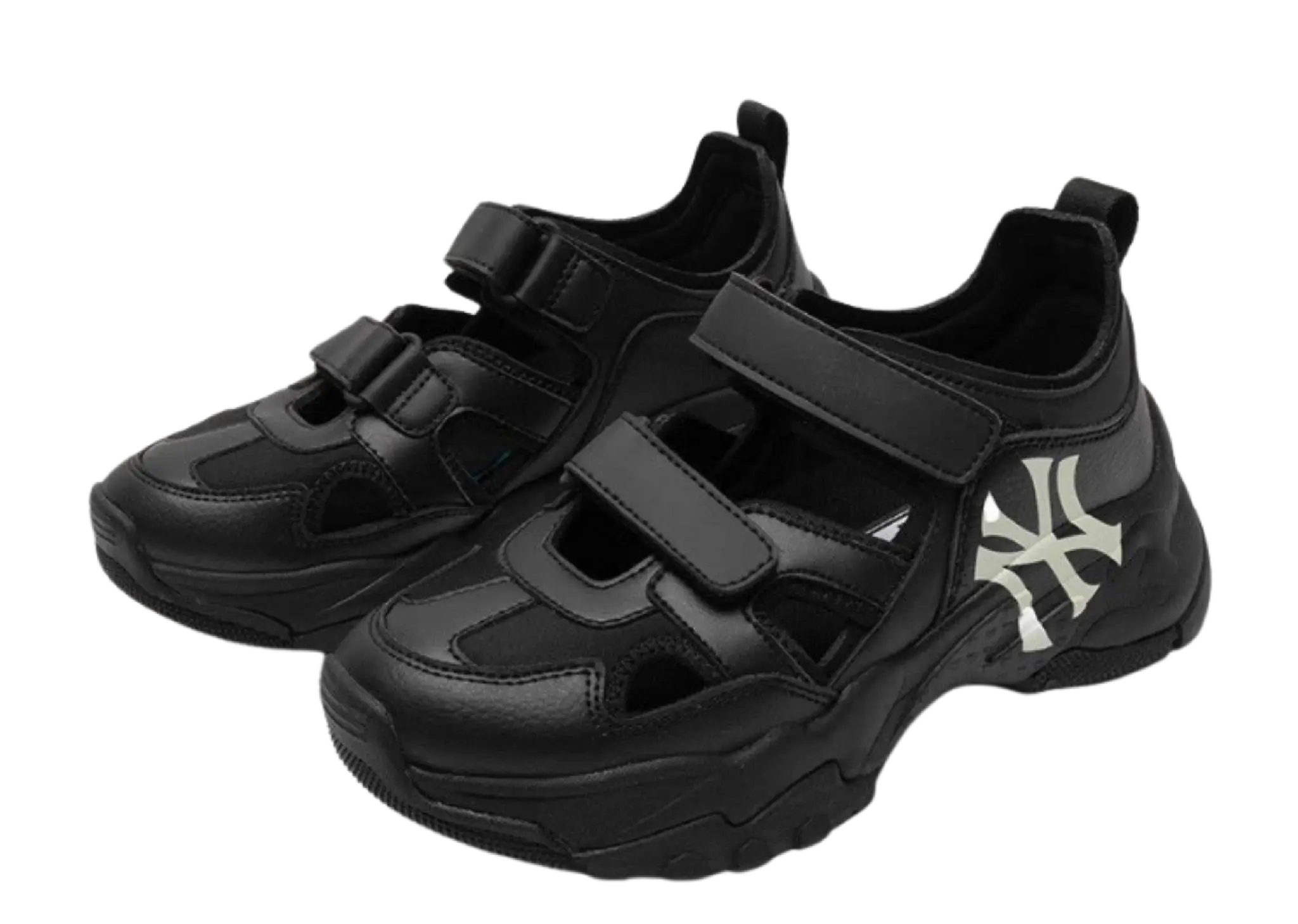 MLB Bigball Chunky Mask New York Yankees Black Sandals (Women's) - photo 2