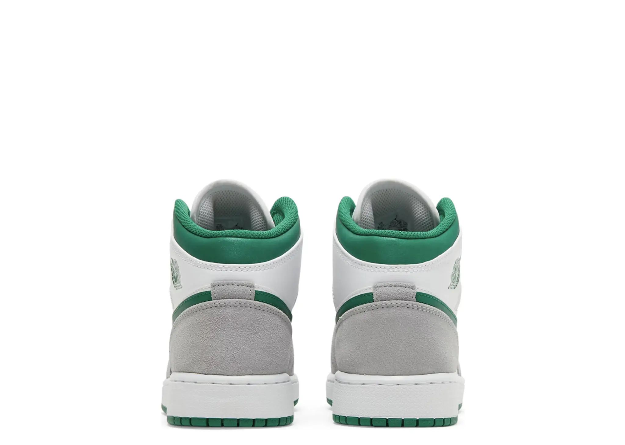 Air Jordan 1 Mid SE White Pine Green Smoke Grey (Grade School) - photo 3