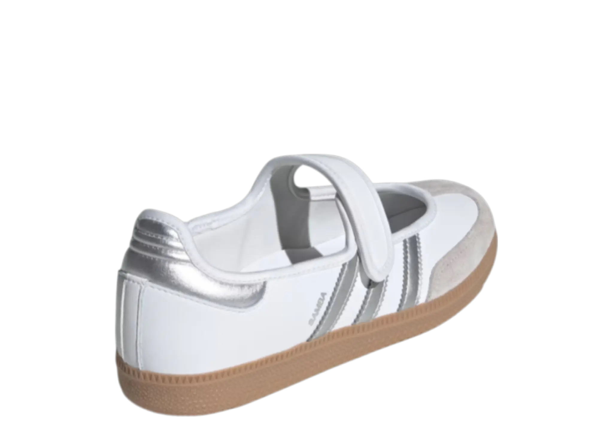 Adidas Samba Jane Cloud White Silver Metallic Gum (Women's) - photo 3
