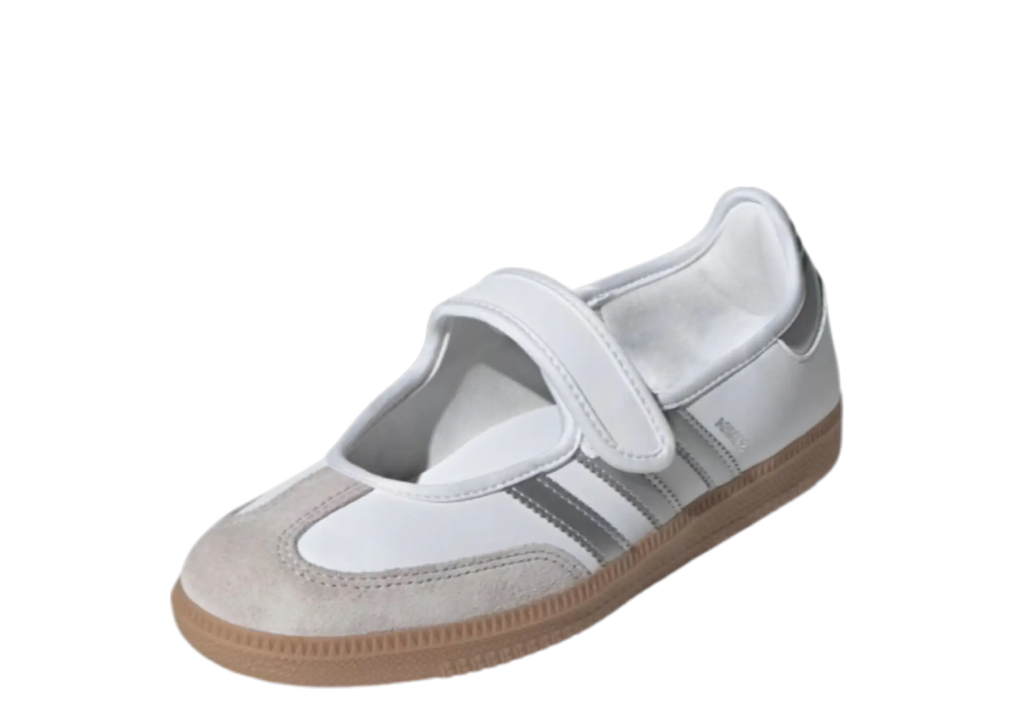 Adidas Samba Jane Cloud White Silver Metallic Gum (Women's) - photo 2