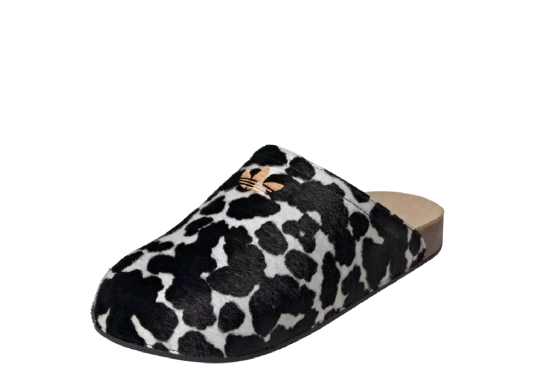 Adidas Adimule Slides Cow Print Core Black Cloud White - photo 2