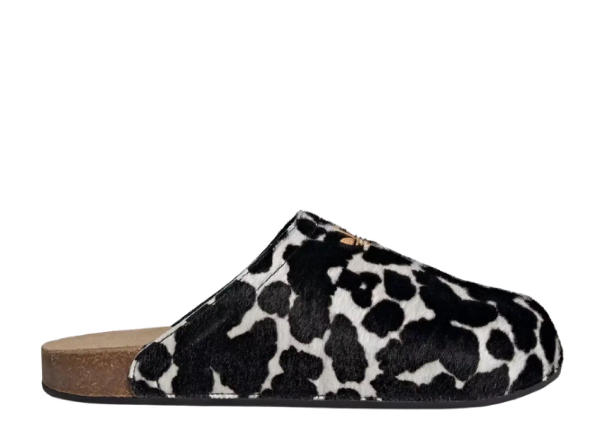 Adidas Adimule Slides Cow Print Core Black Cloud White