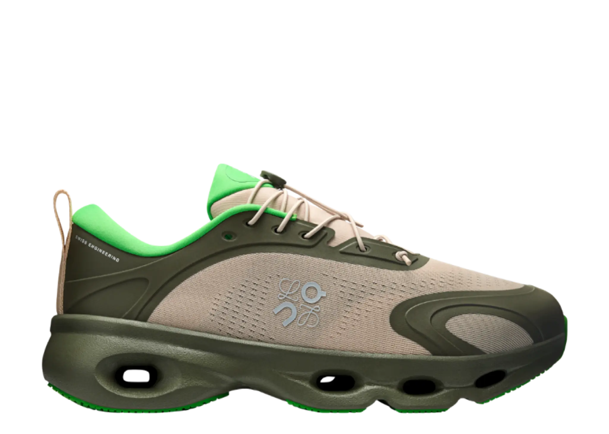 On Running Cloudsolo LOEWE Khaki Green Sand (Women's)