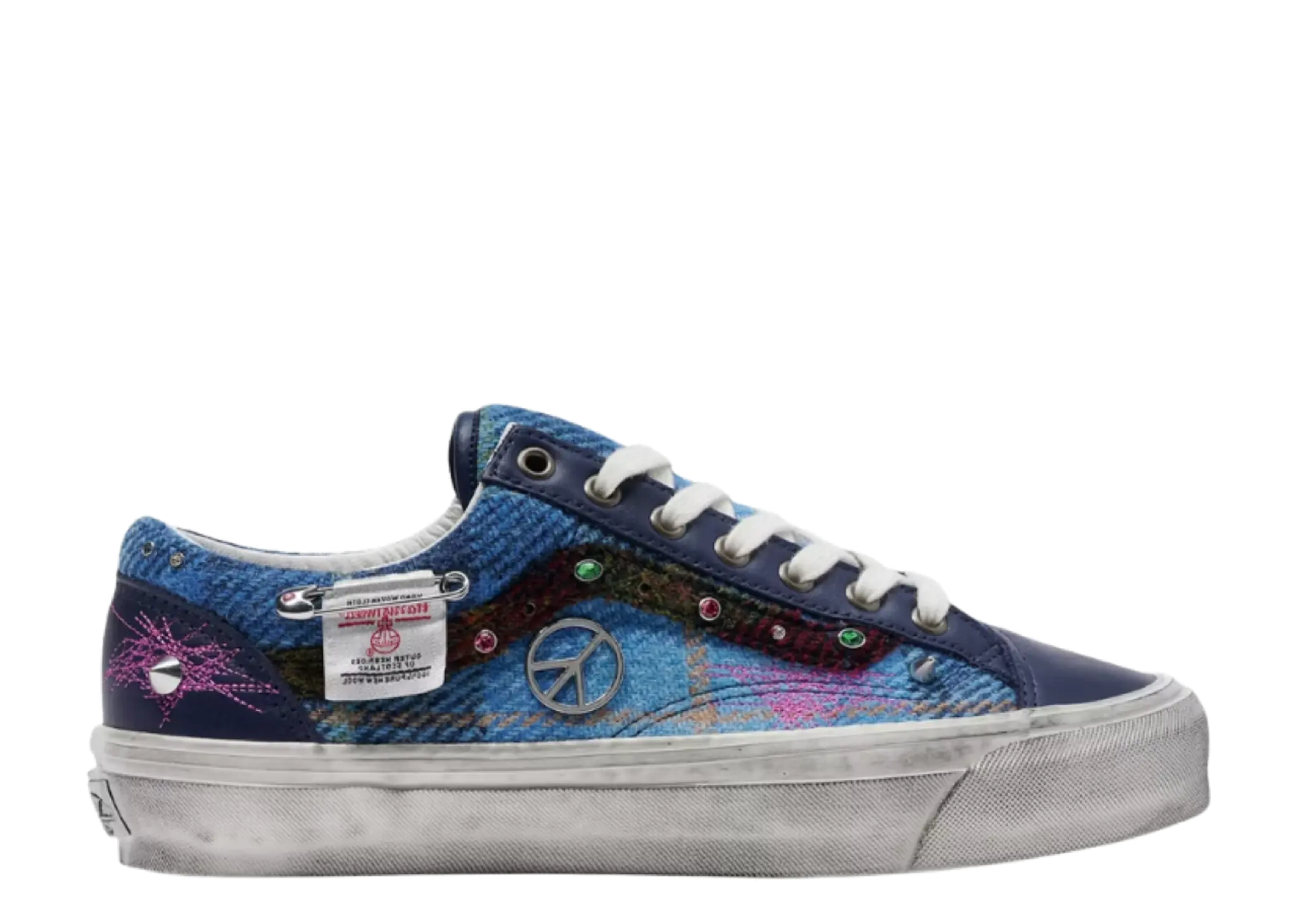 Vans Old Skool 36 Harris Tweed Blue Multi