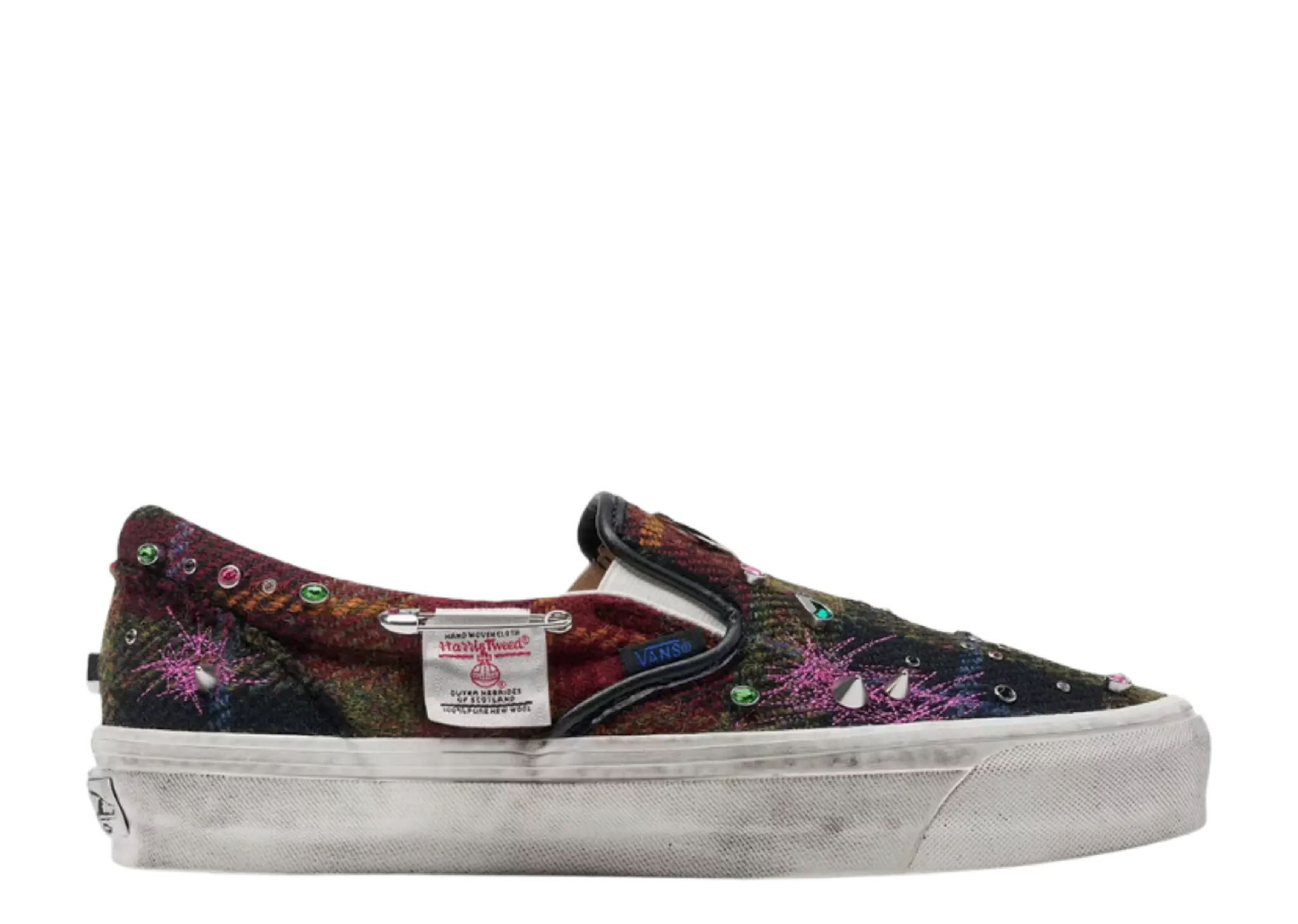 Vans Premium Classic Slip-On Harris Tweed Red