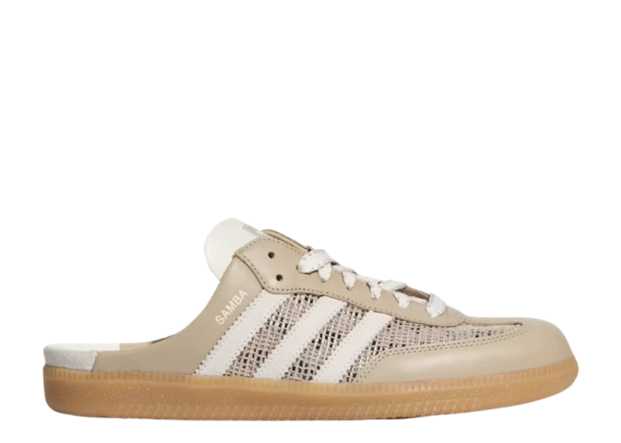 Adidas Samba Mule Beige Off White Gum (Women's)