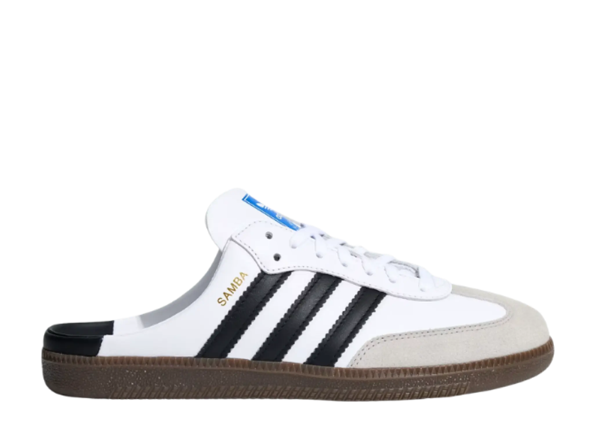 Adidas Samba Mule White Black Gum (Women's)