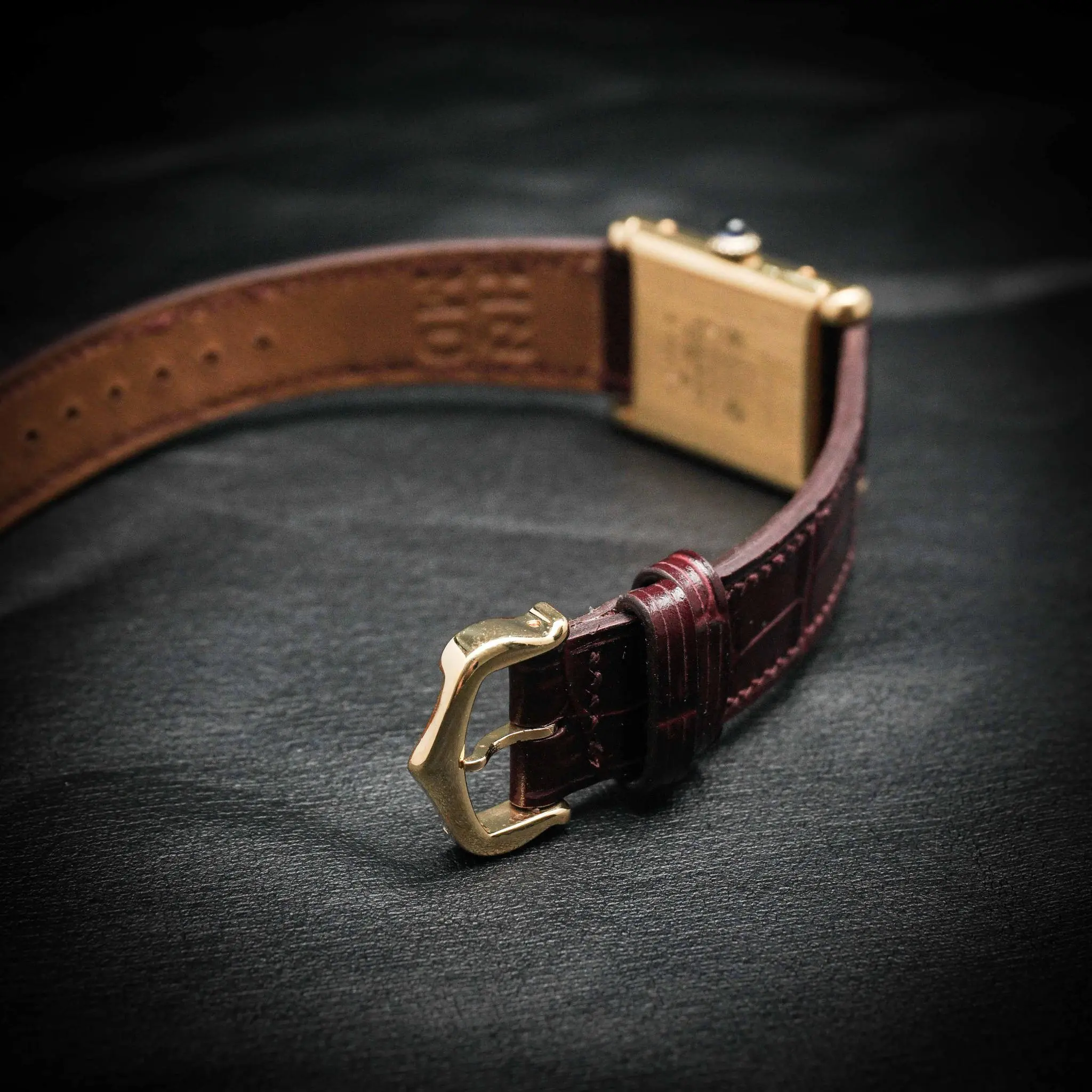 Cartier Tank Must Large Red Dial Vermeil - photo 5
