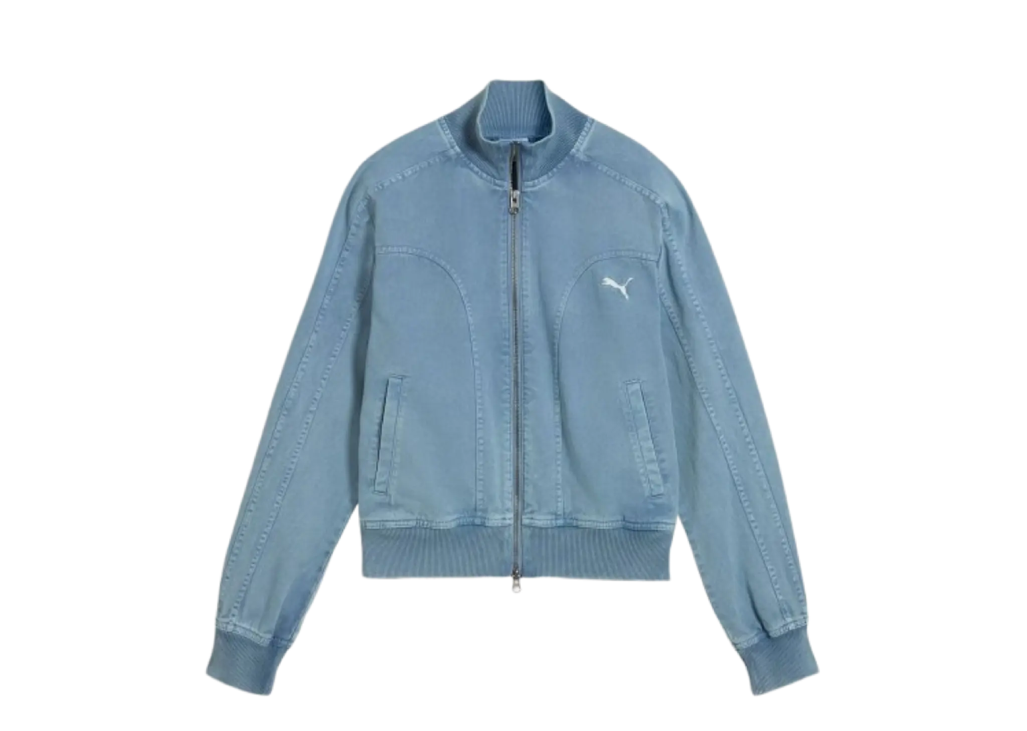 Puma Future Archive Washed Twill Short Jacket Cool Blue (Women's)