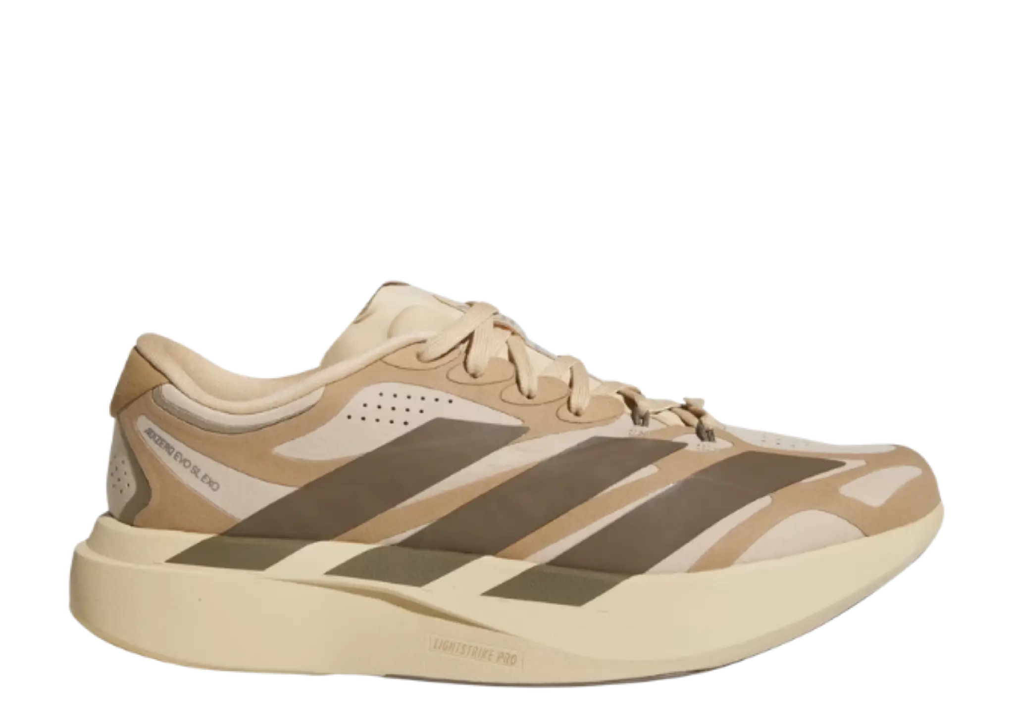 Adidas Adizero Evo SL EXO Suede Magic Beige Cargo Brown