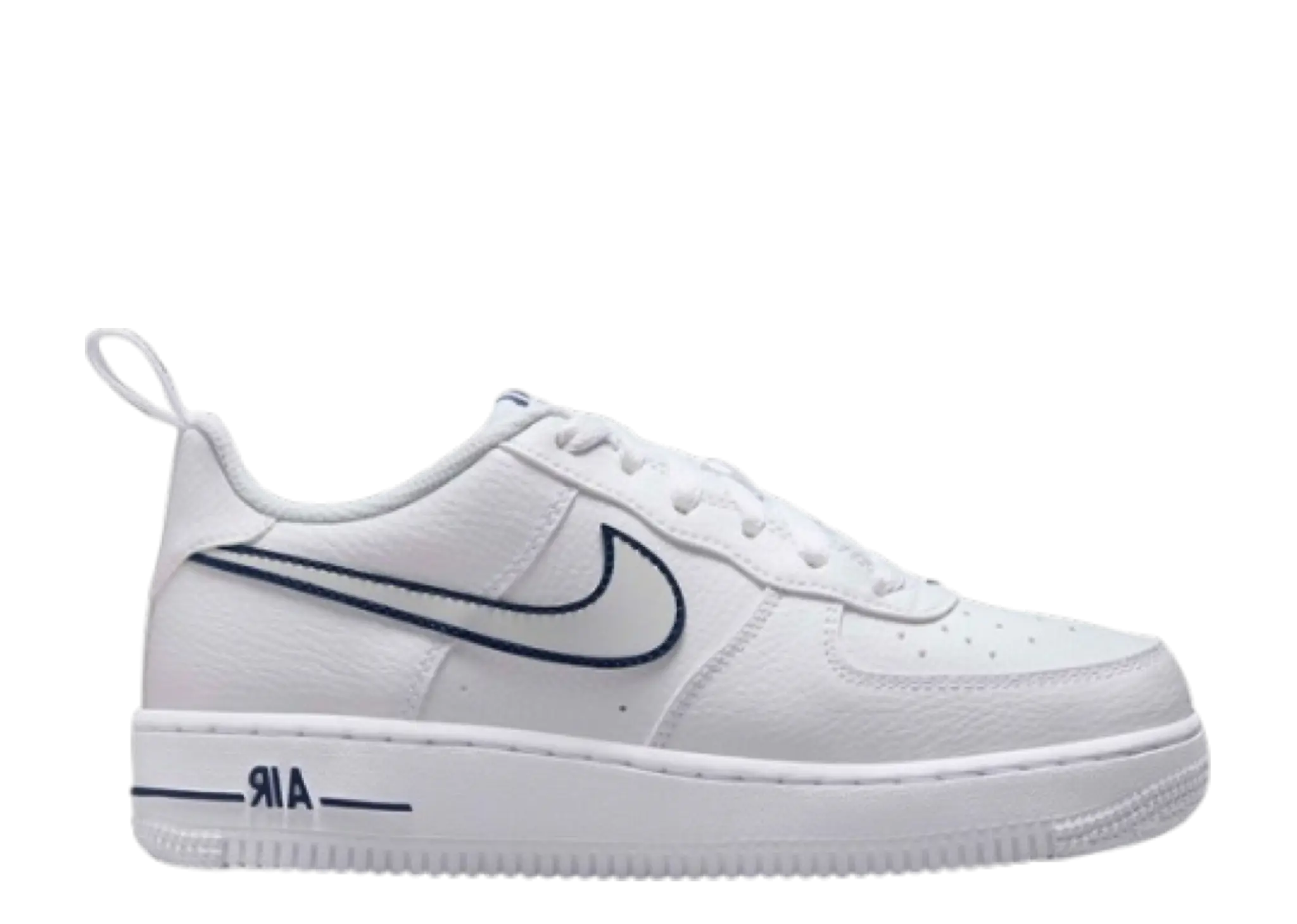 Nike Air Force 1 LV8 White Midnight Navy Photon Dust (Grade School)