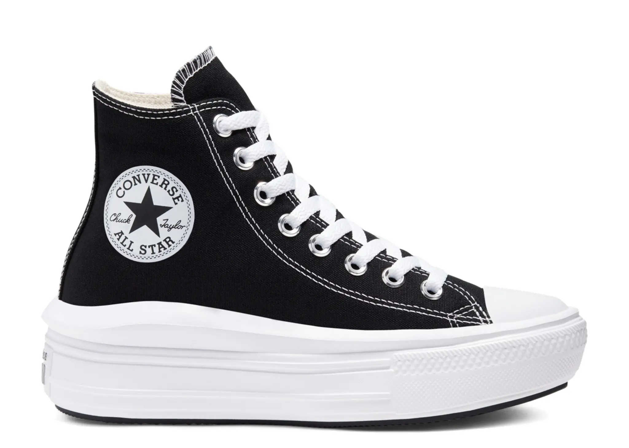 Converse Chuck Taylor All-Star Move High Black (Women's)