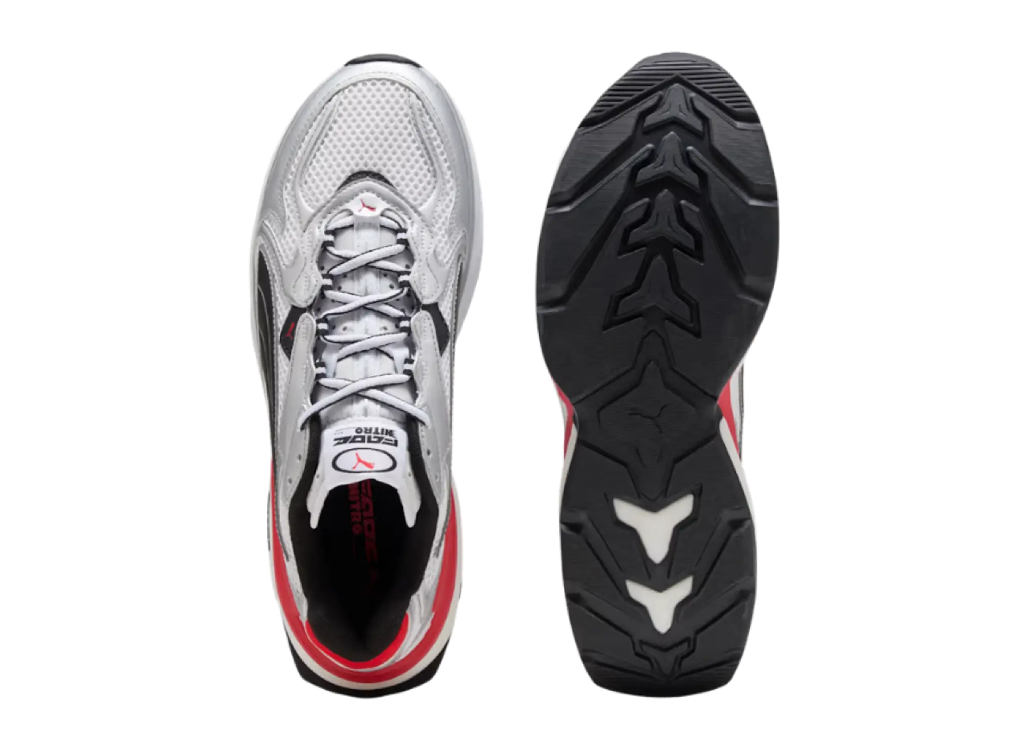 Puma Fade Nitro LS Silver White For All Time Red - photo 4