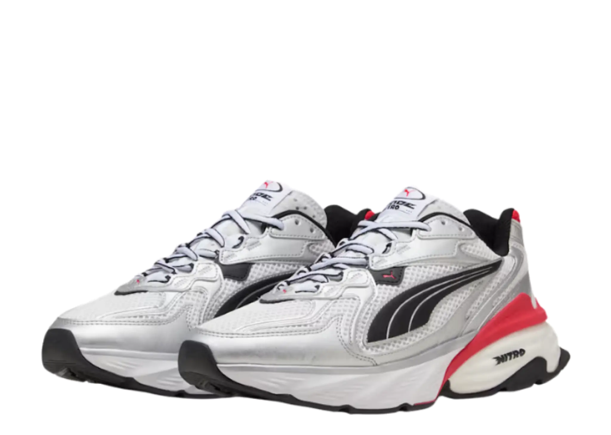 Puma Fade Nitro LS Silver White For All Time Red - photo 2