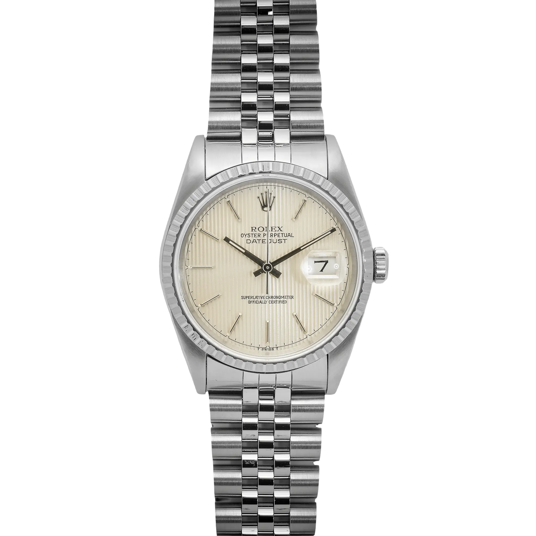 Rolex Datejust Tapestry Dial 36mm Ref : 16220