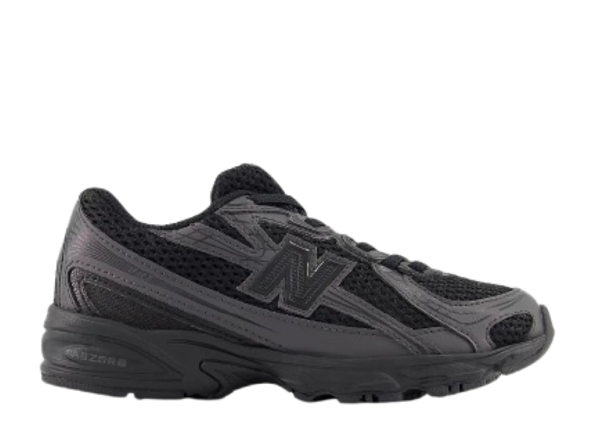 New Balance 740 Bungee LaceBlack Cement (Pre-School)