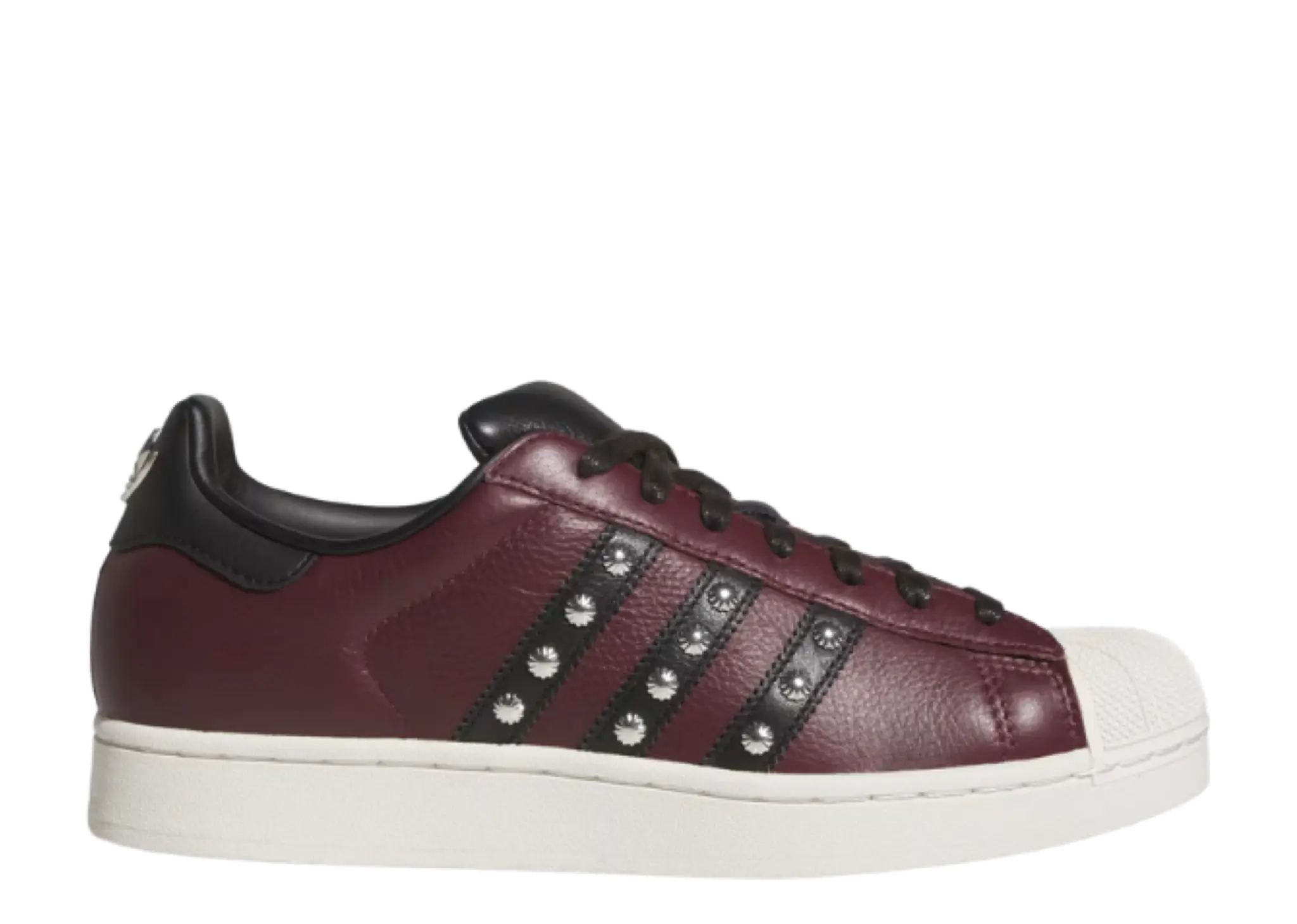 Adidas Superstar II Maroon Core Black Off White
