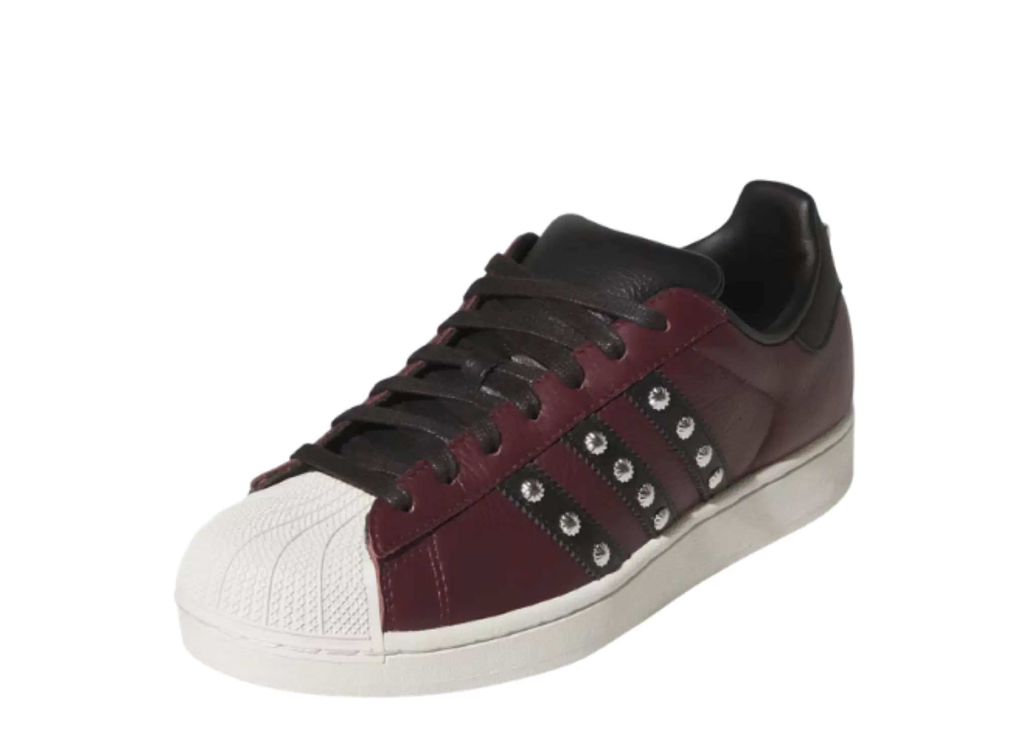 Adidas Superstar II Maroon Core Black Off White - photo 2