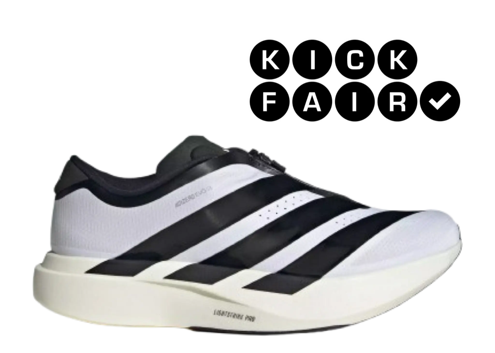 Adidas Adizero Evo SL Zip White Black