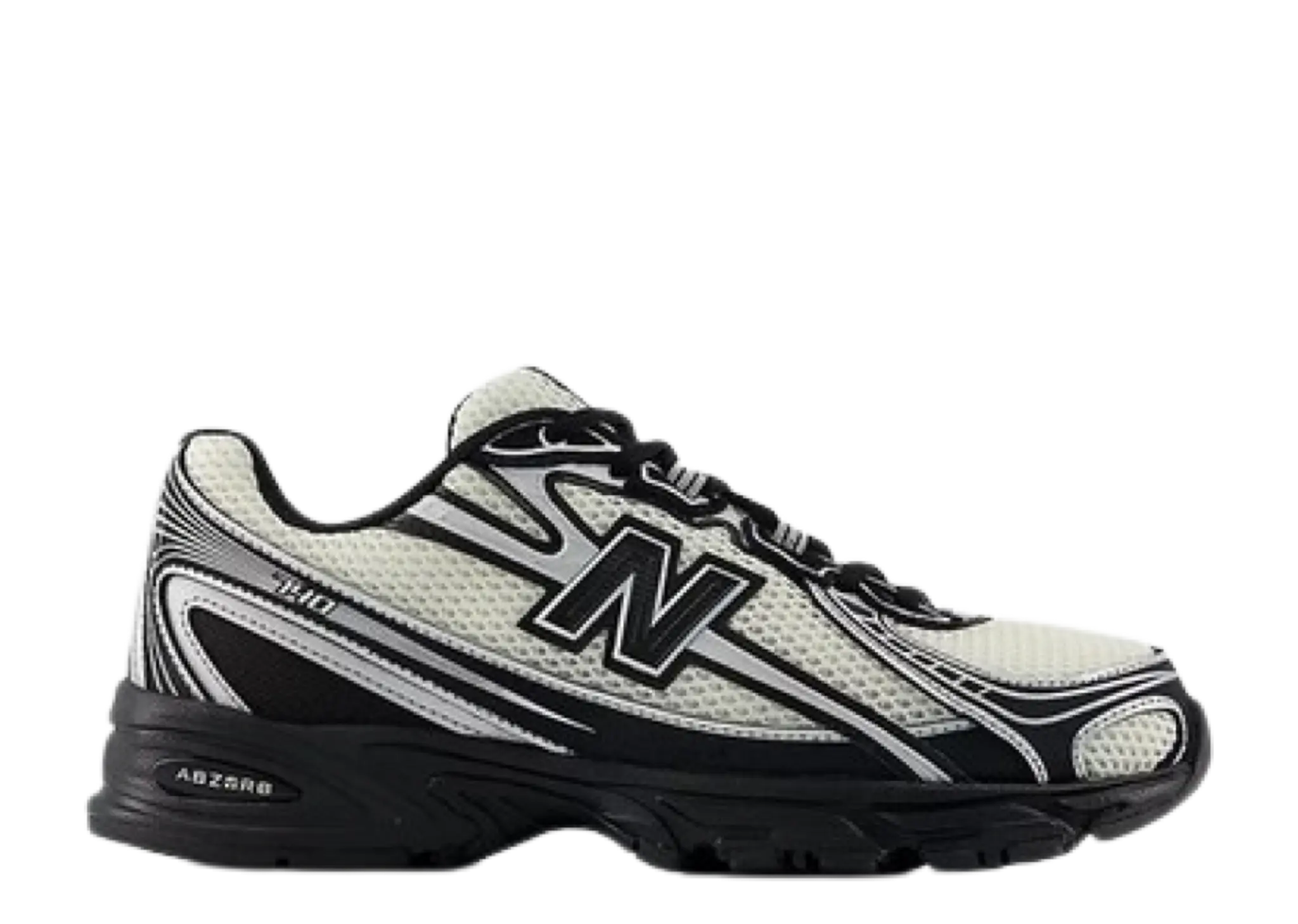 New Balance 740 Black Angora Silver Metallic