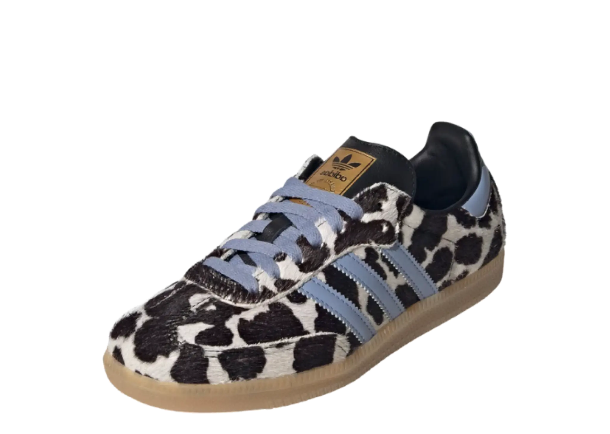 Adidas Samba OG Cow Print Chalk Blue Core Black (Women's) - photo 2
