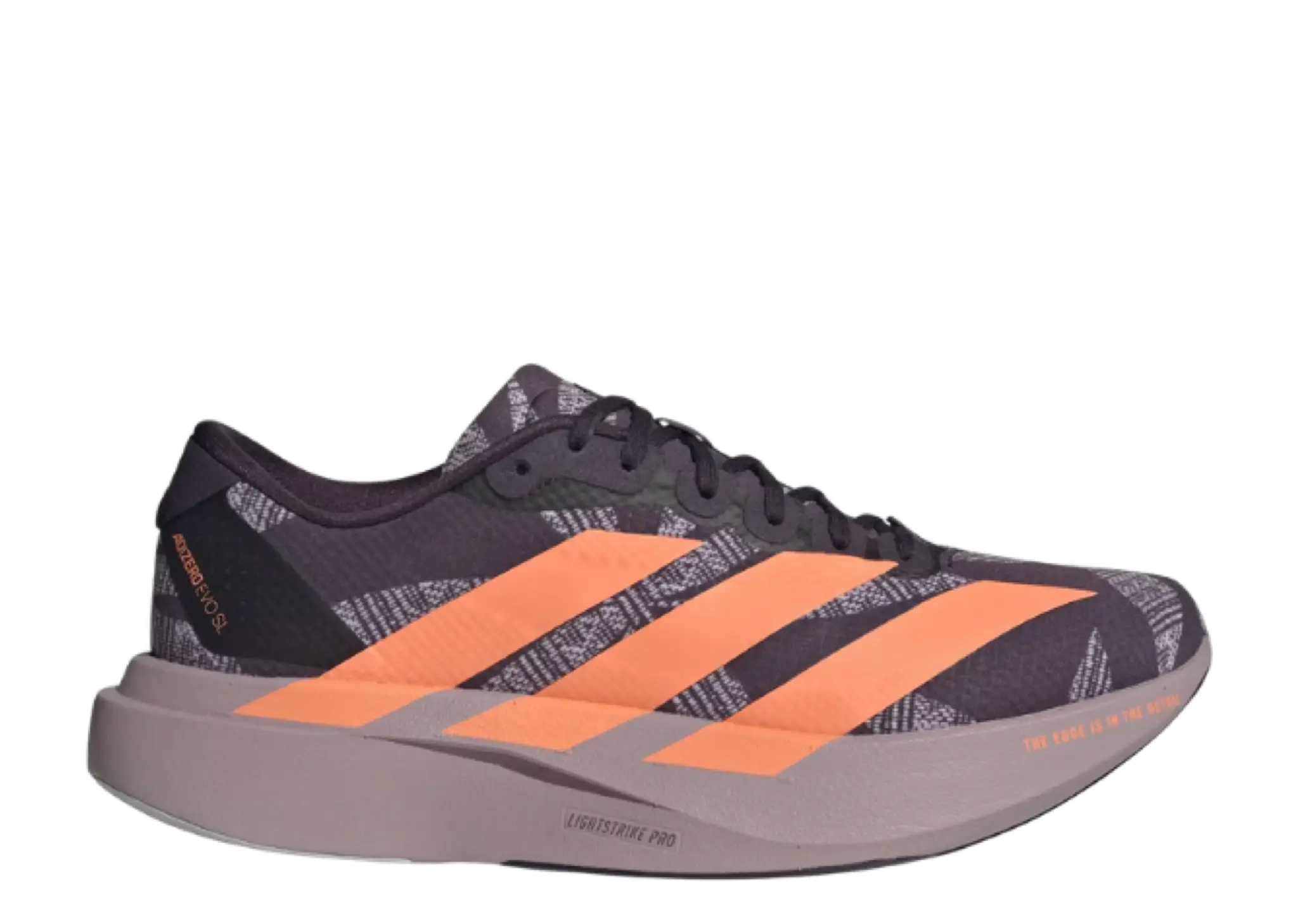 Adidas Adizero Evo SL Aurora Black Easy Orange Preloved Fig (Women's)