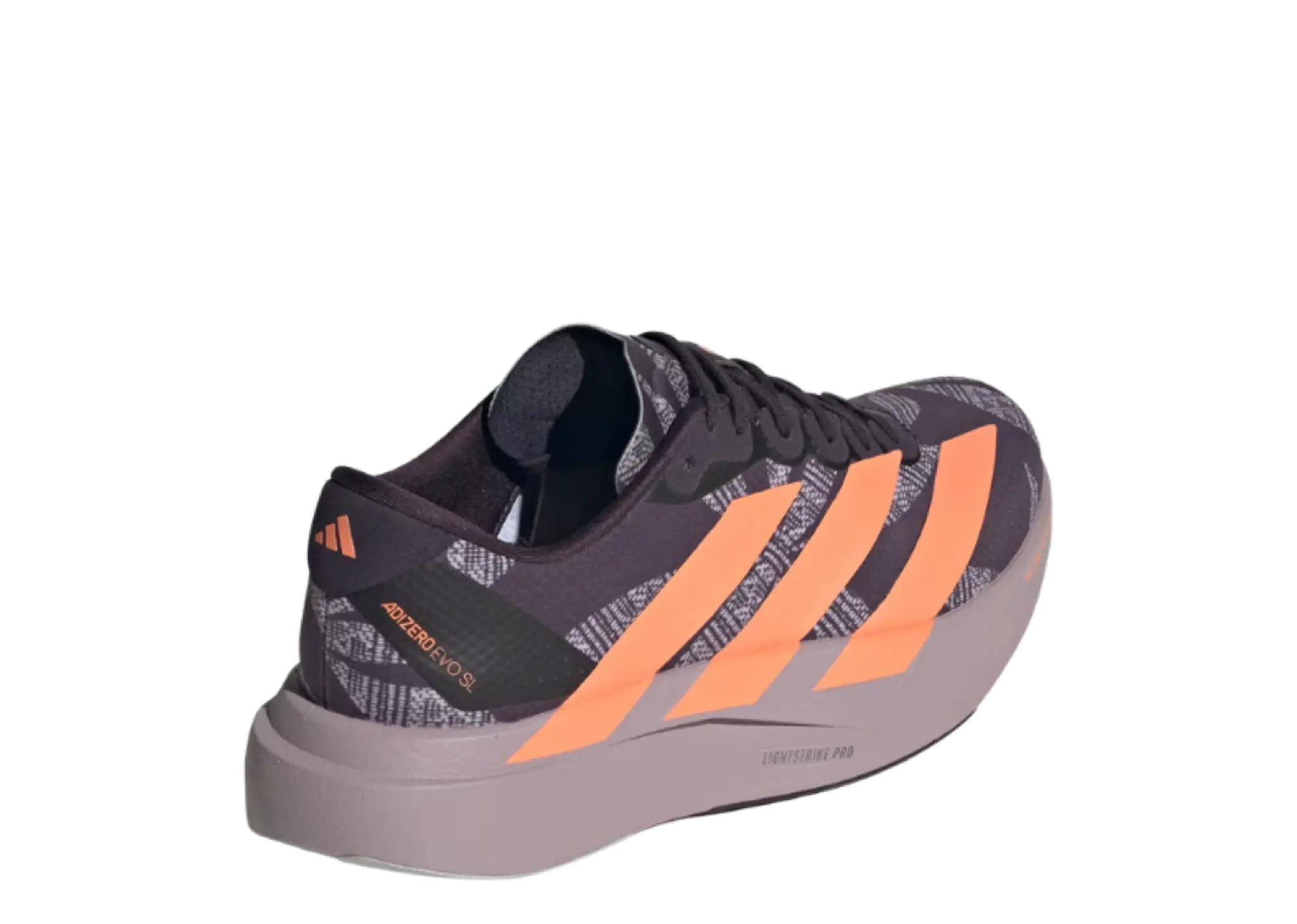 Adidas Adizero Evo SL Aurora Black Easy Orange Preloved Fig (Women's) - photo 3