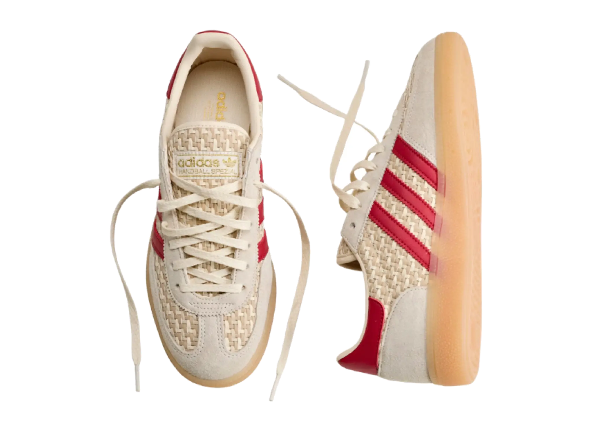 Adidas Handball Spezial Wonder White Team Victory Red Gold Metallic (Women's) - photo 3