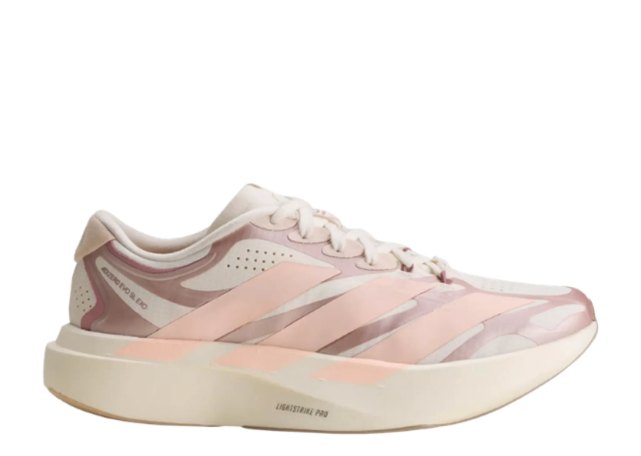 Adidas Adizero Evo SL EXO Cloud White Blush Pink Grey (Women's)