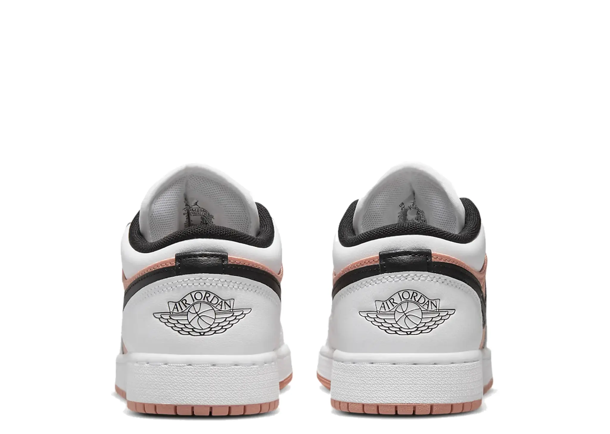 Air Jordan 1 Low White Light Madder Root (Grade School) - photo 3