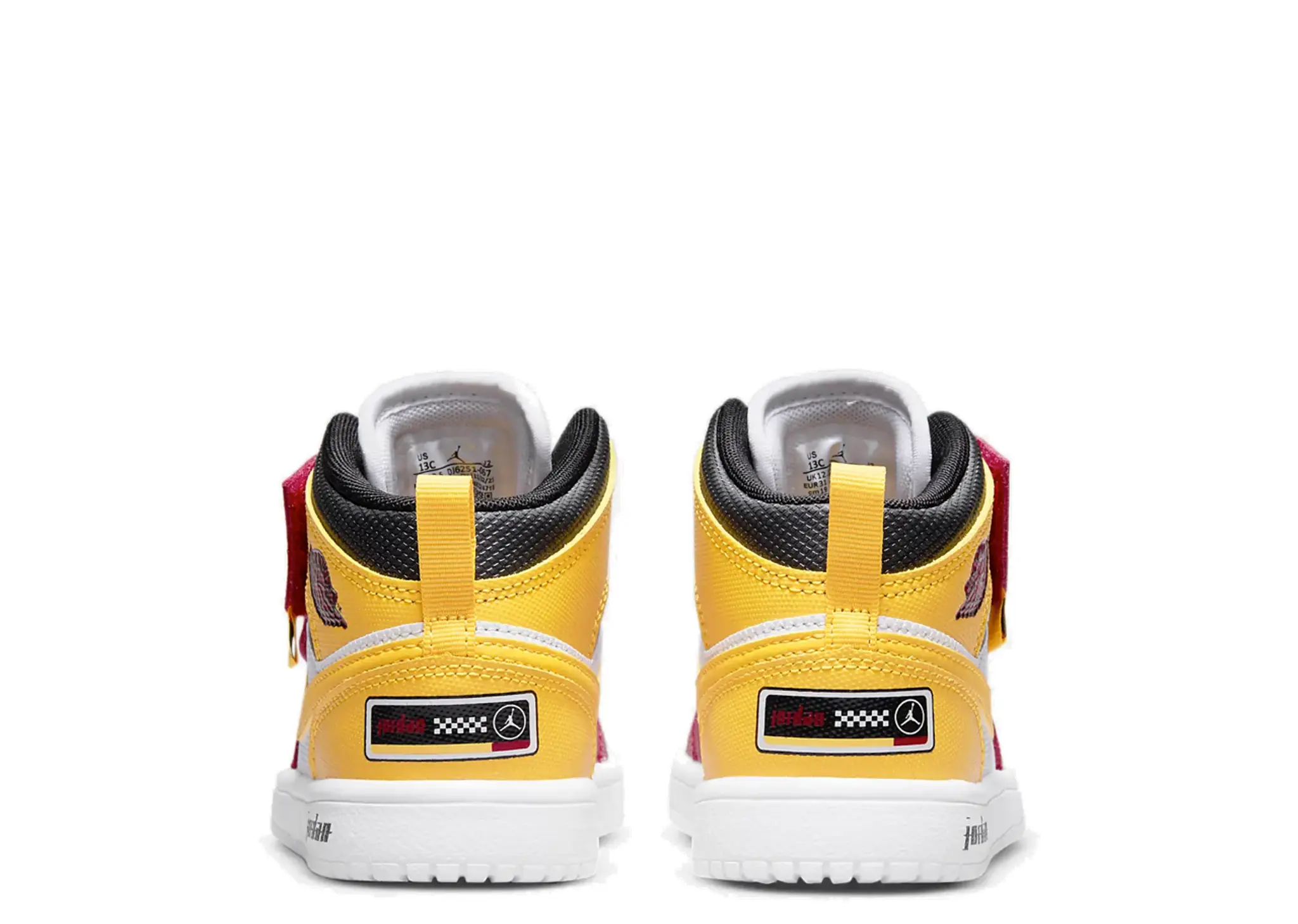 Air Jordan 1 Mid Alt SE Red Gold White (Pre-School) - photo 3