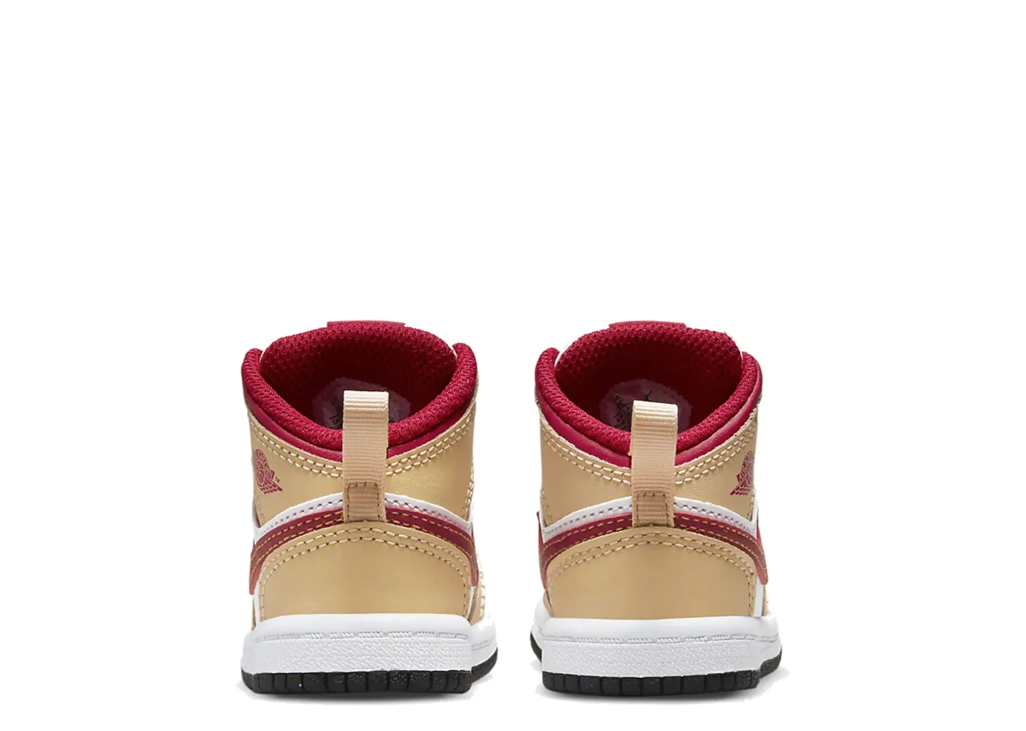 Air Jordan 1 Mid Beige Red (Toddler) - photo 3