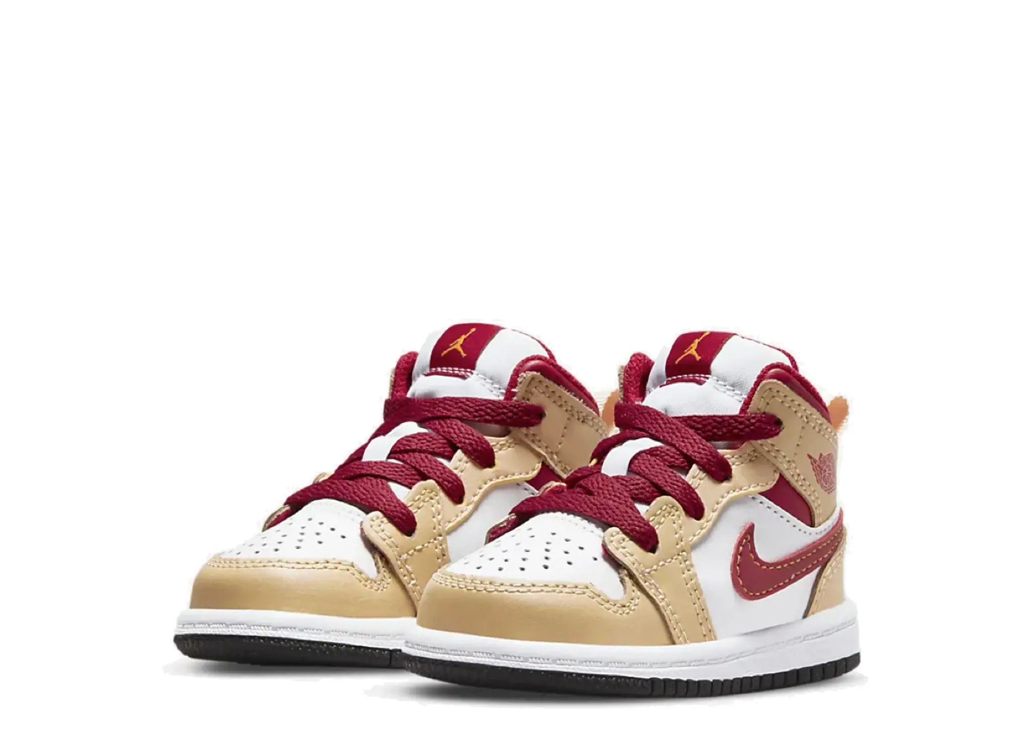 Air Jordan 1 Mid Beige Red (Toddler) - photo 2