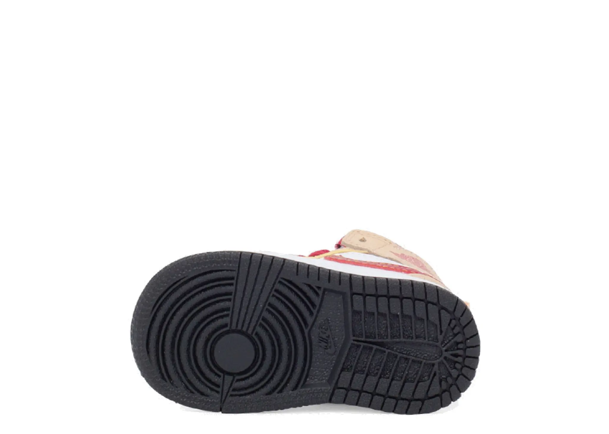 Air Jordan 1 Mid Beige Red (Toddler) - photo 4