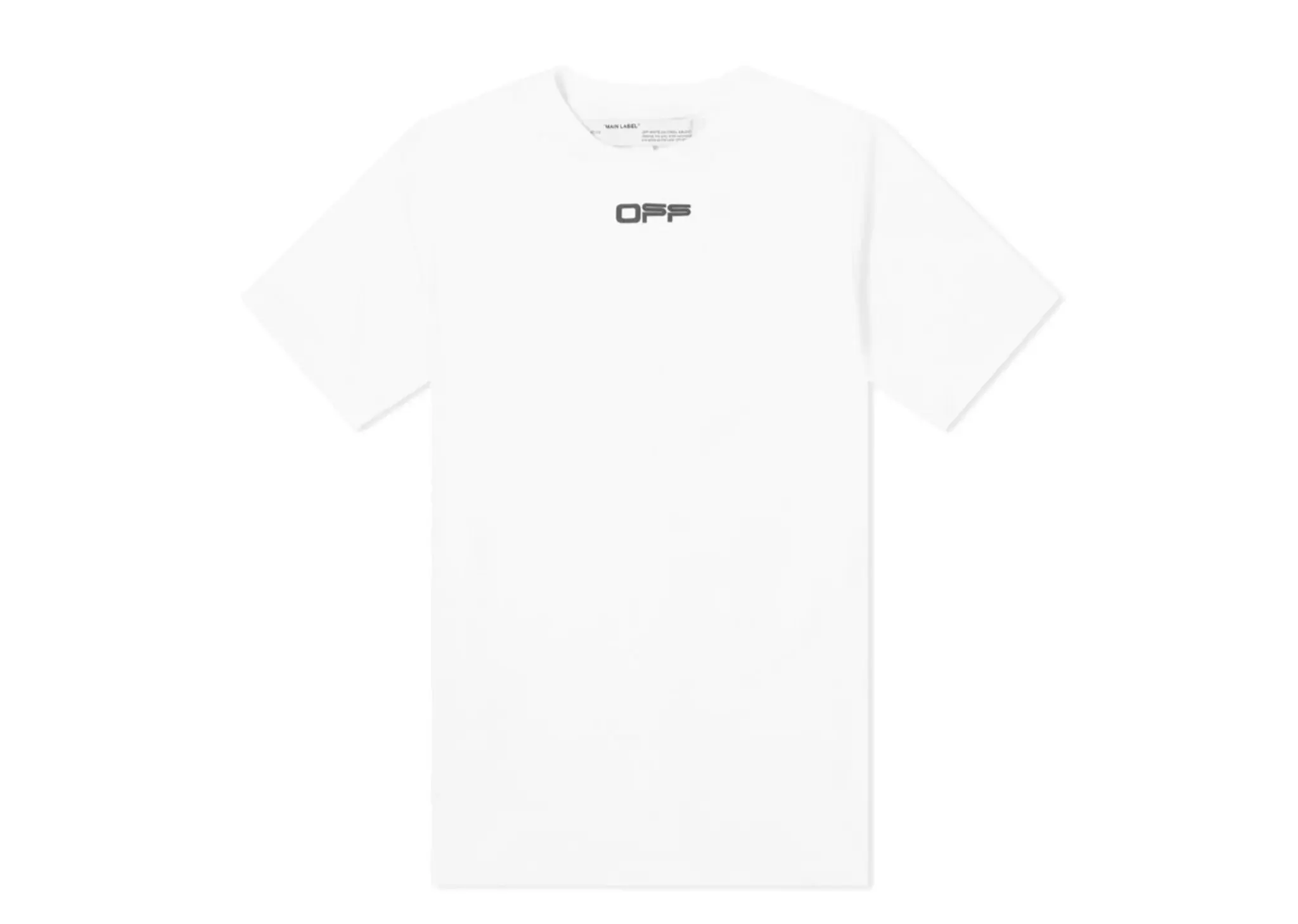 Off-White Oversized Fit Airport Tape T-shirt White - photo 2