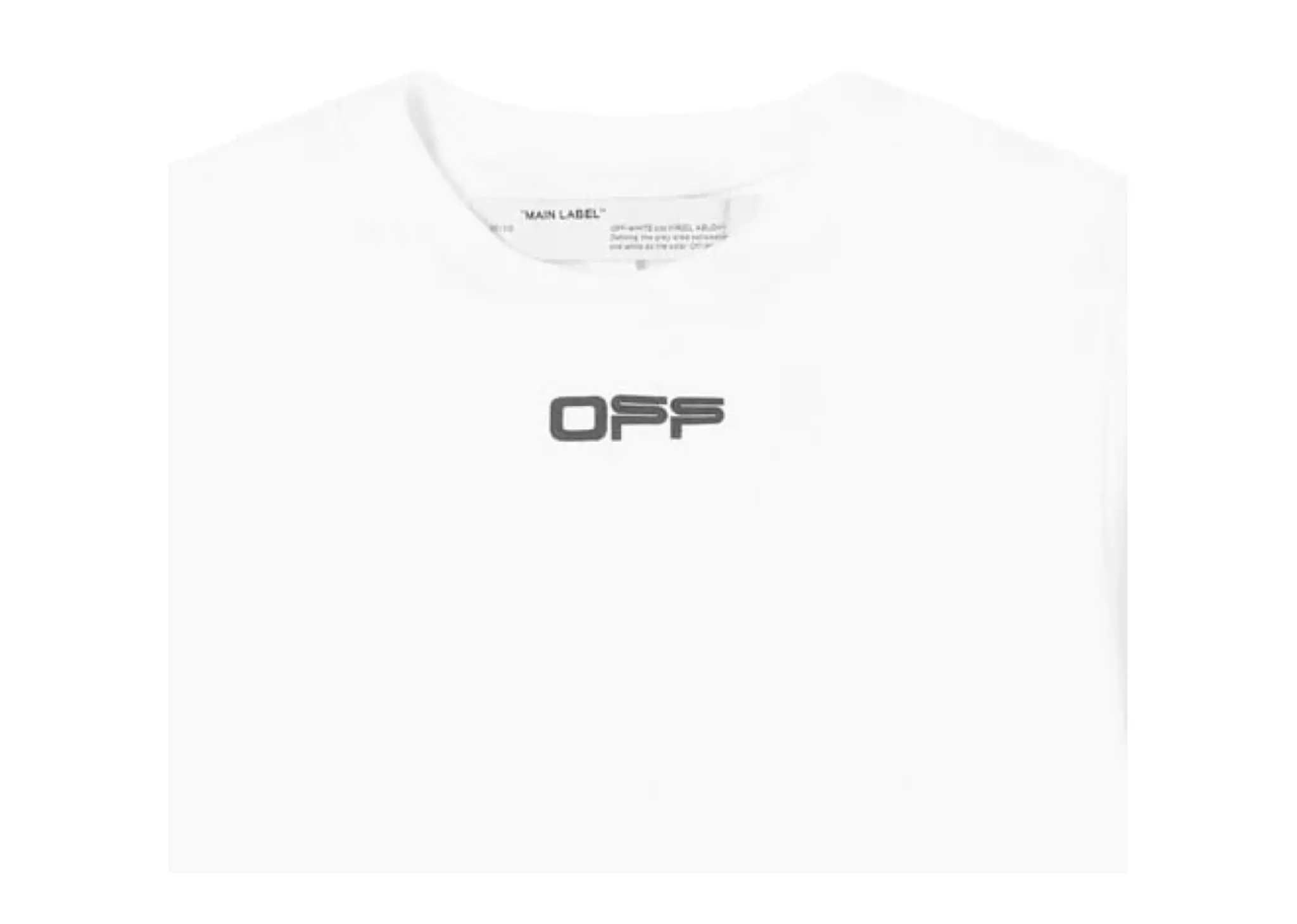 Off-White Oversized Fit Airport Tape T-shirt White - photo 3