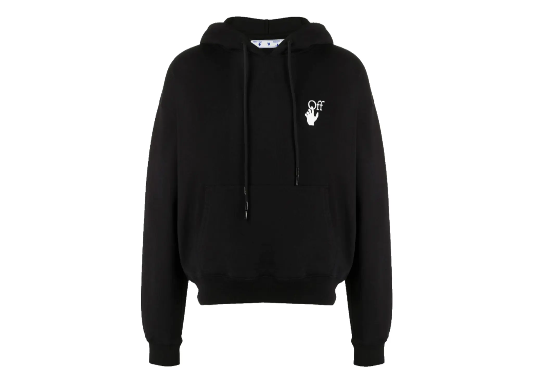 Off-White Slim Fit Pascal Arrow Hoodie Black White - photo 2