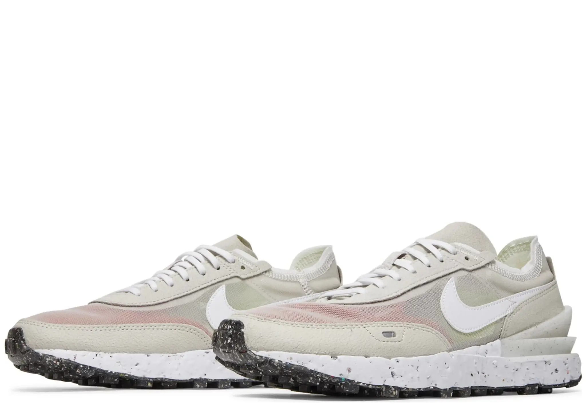 Nike Waffle One Crater SE Cream II Orange Black White (Women's) - photo 2