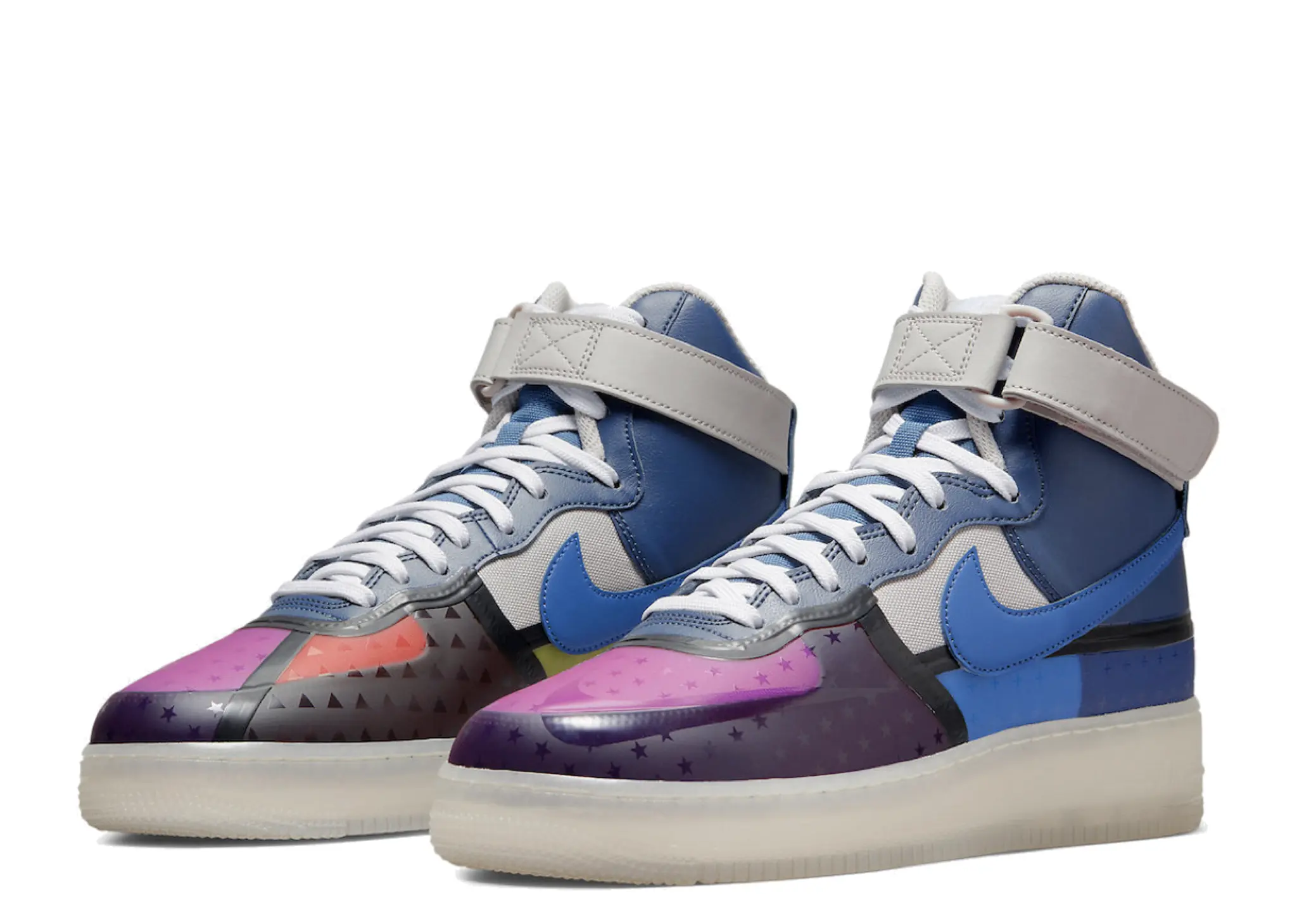 Nike Air Force 1 High '07 Premium Thunder Blue Pink Prime - photo 2
