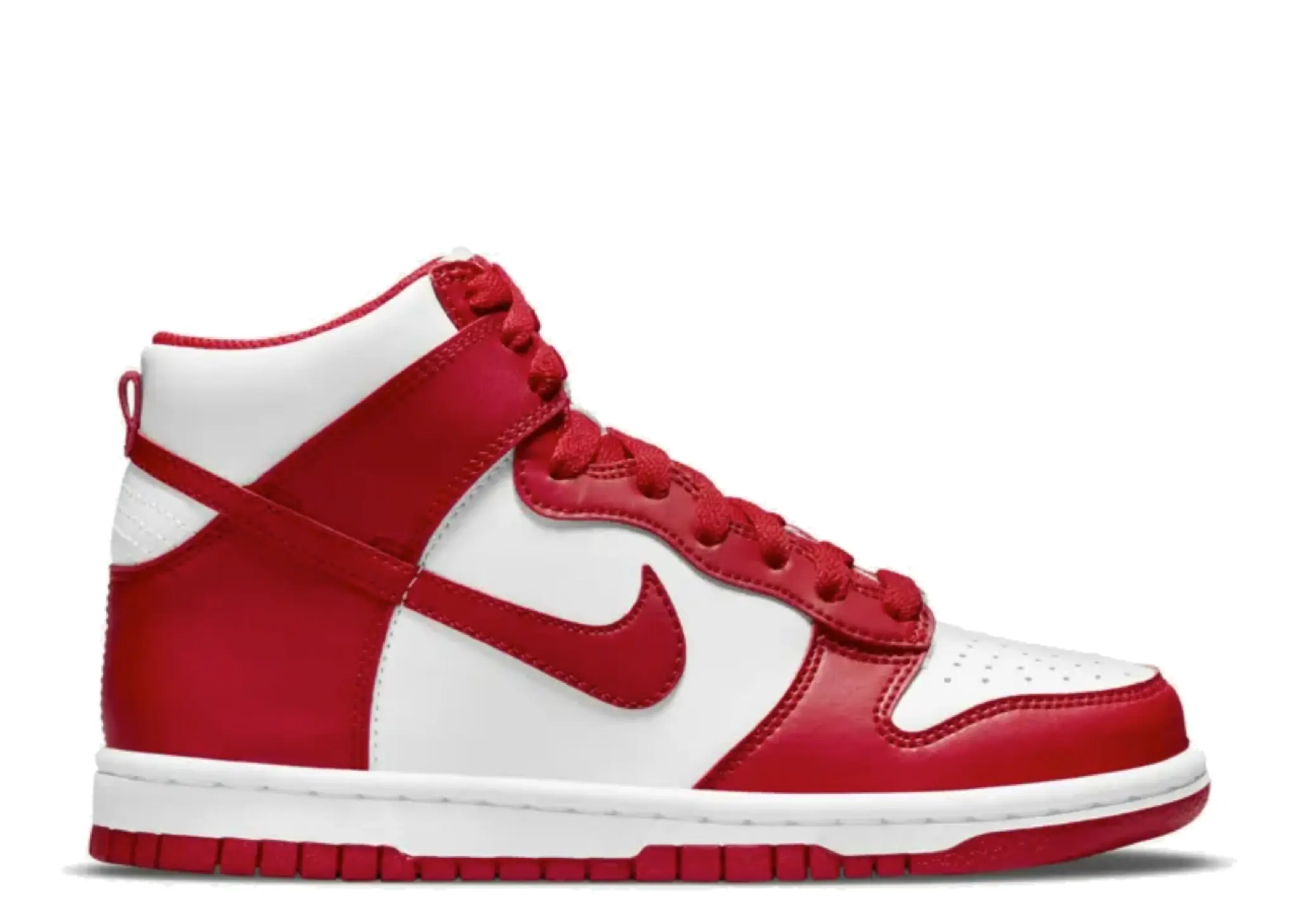 Nike Dunk High Championship White Red (Grade School)