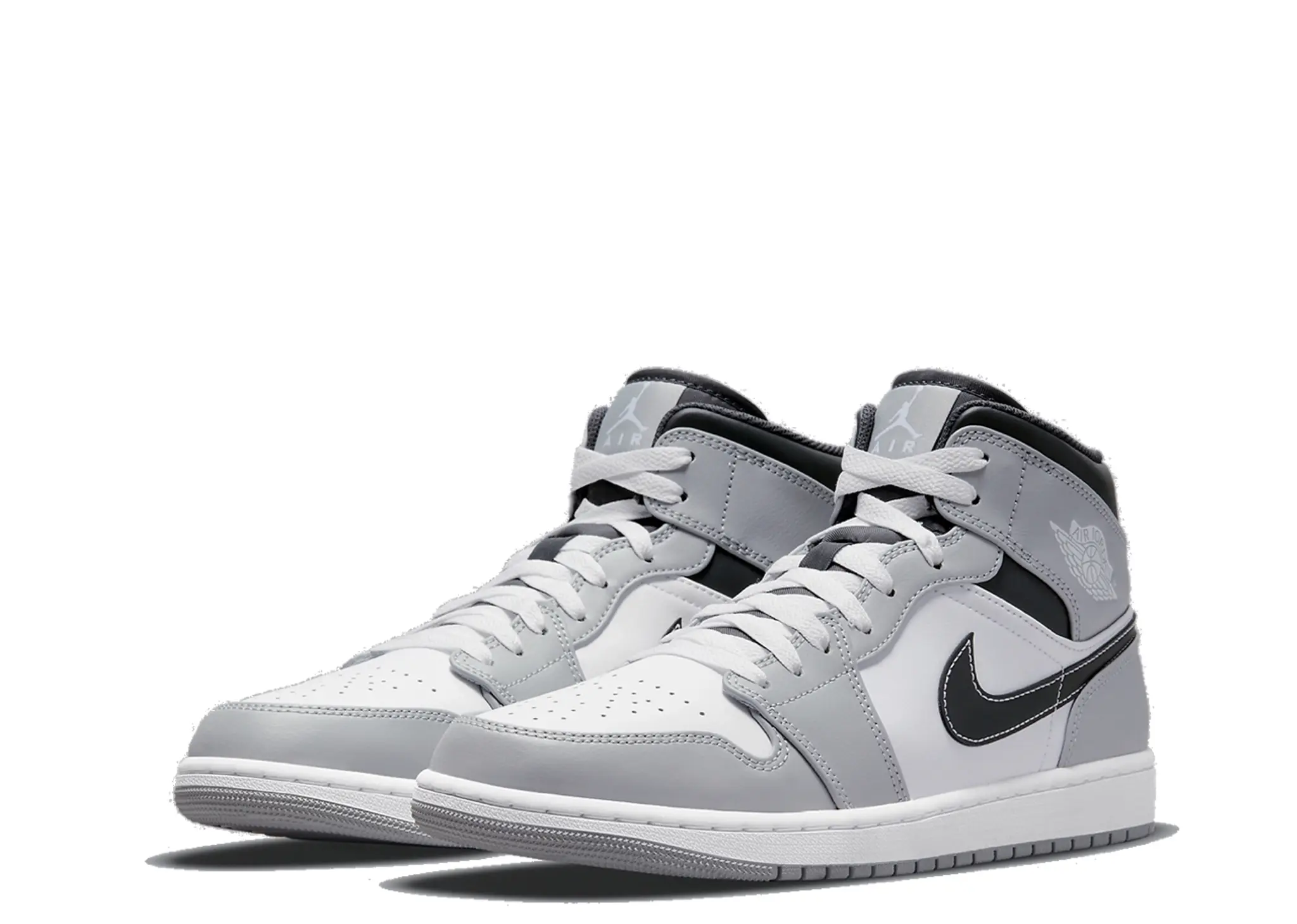 Air Jordan 1 Mid Greyscale (Grade School) - photo 2
