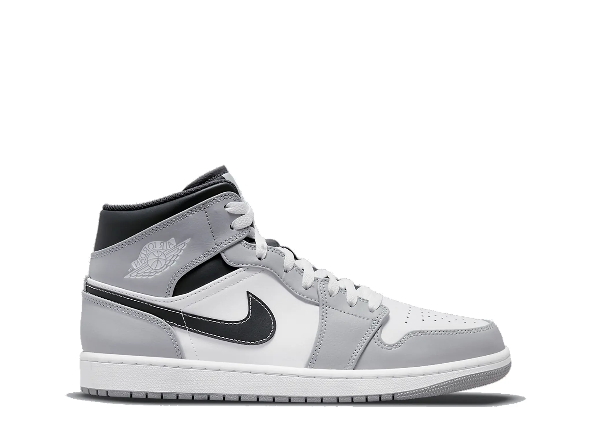 Air Jordan 1 Mid Greyscale (Grade School)
