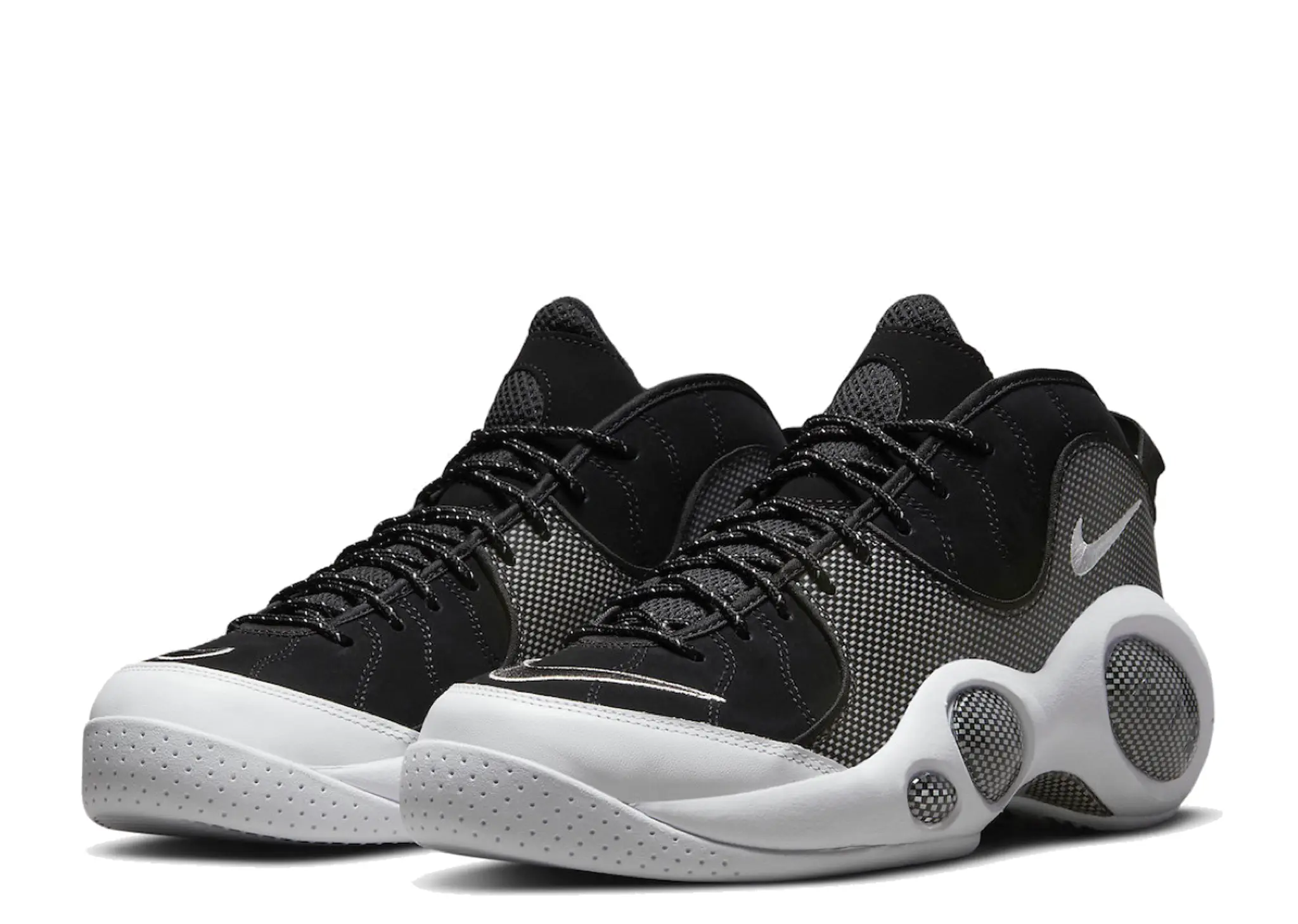 Nike Air Zoom Flight 95 OG Black Metallic Silver (2022) - photo 2