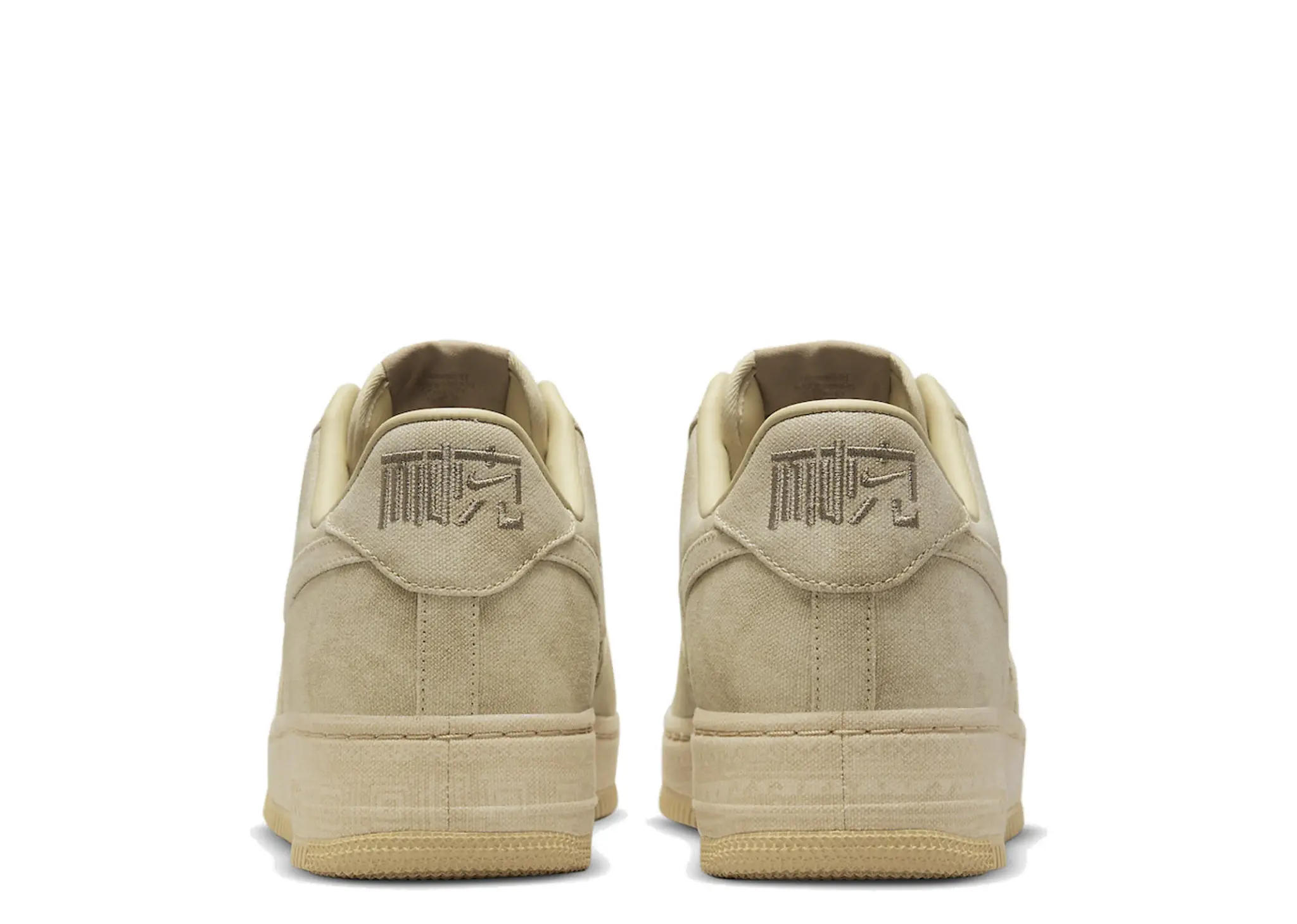 Nike Air Force 1 Low NAI-KE Tan Canvas - photo 3