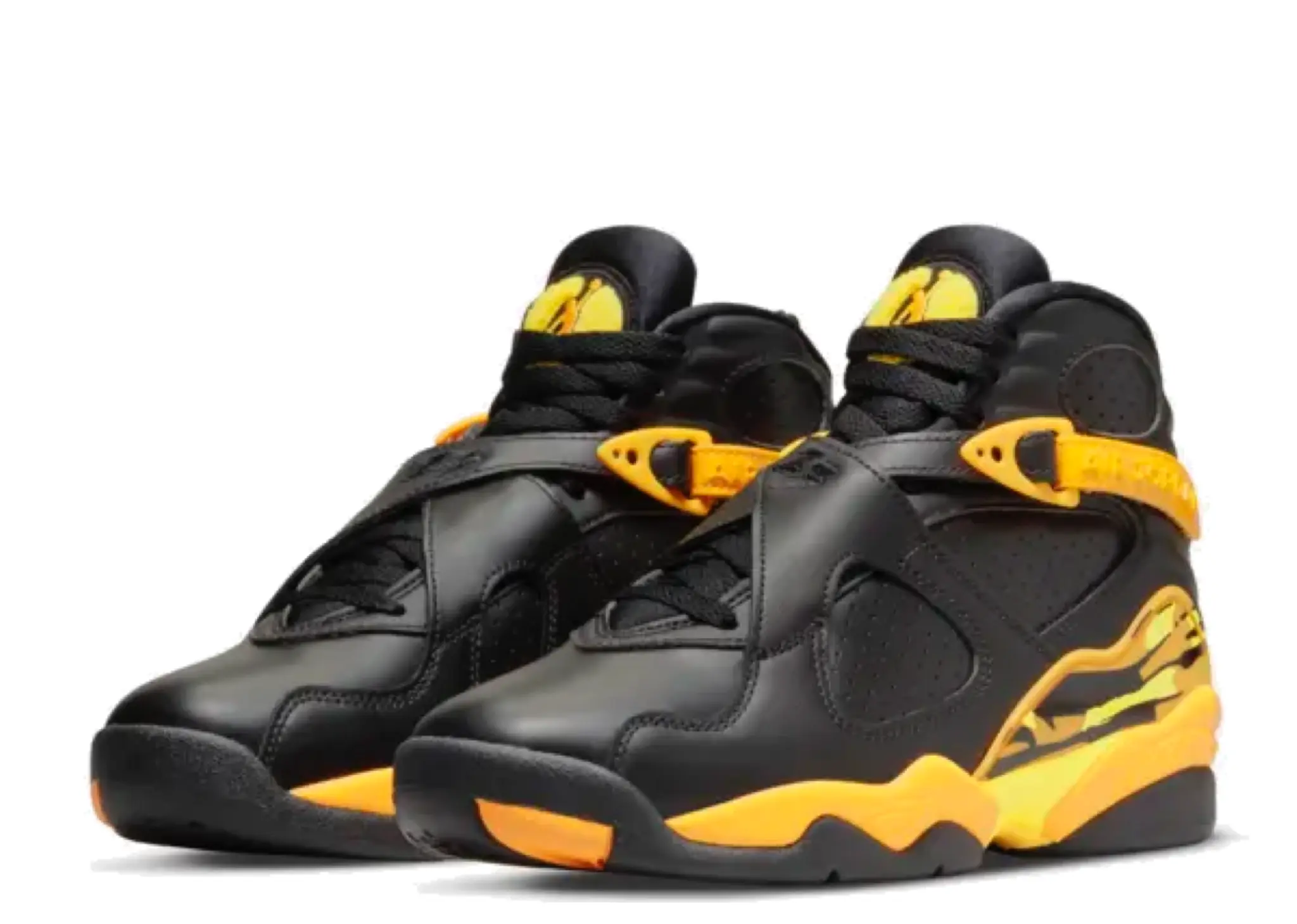 Jordan 8 Taxi Yellow and Black (Women's) - photo 2